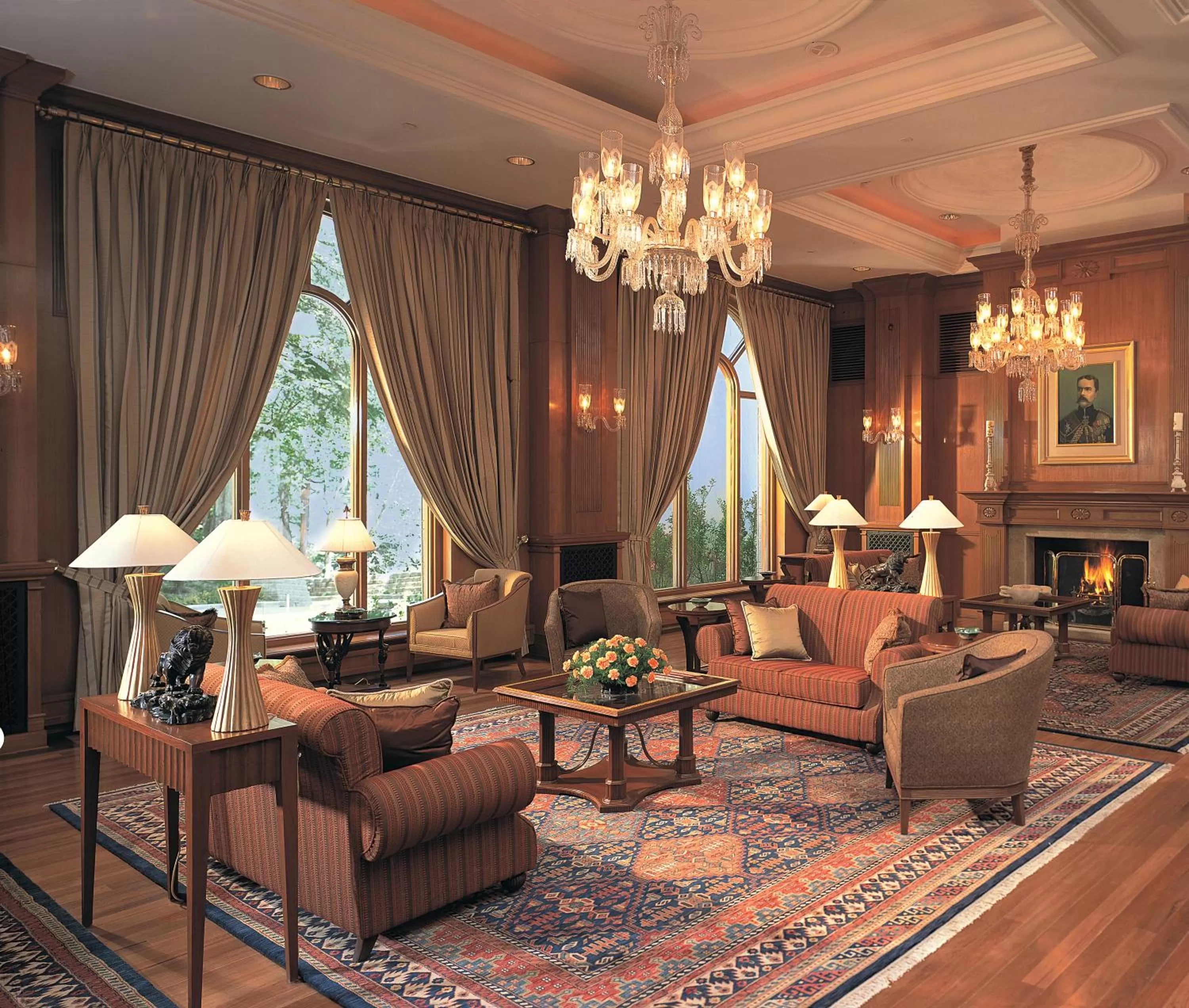Lobby or reception in Wildflower Hall, An Oberoi Resort, Shimla