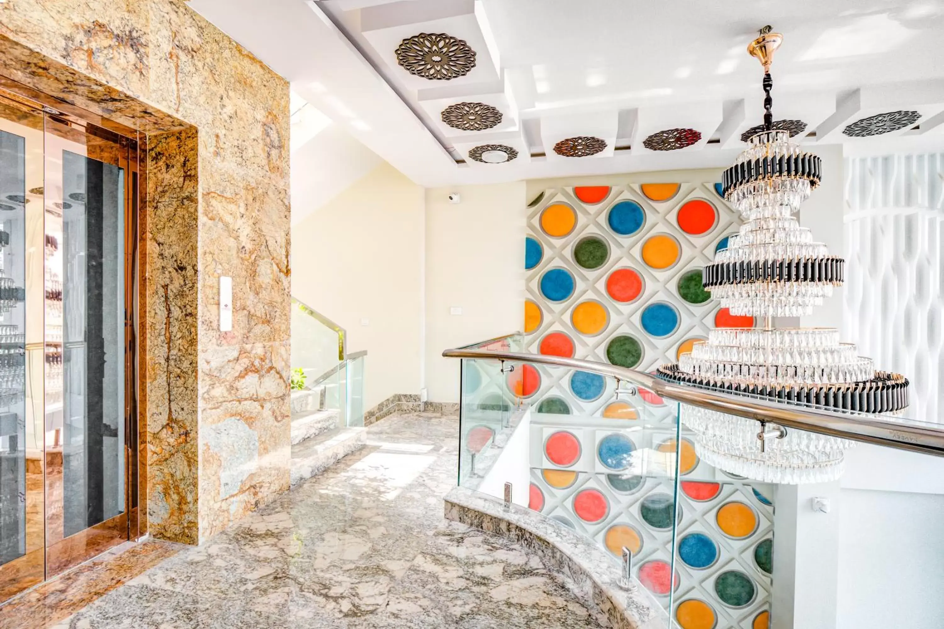 Lobby or reception in FabHotel The White Moon Lobby or reception in FabHotel The White Moon