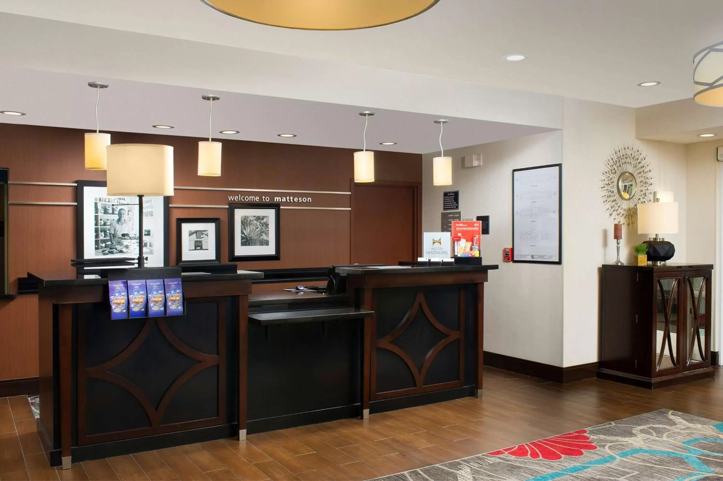 Lobby or reception in Hampton Inn & Suites Chicago Southland-Matteson Lobby or reception in Hampton Inn & Suites Chicago Southland-Matteson