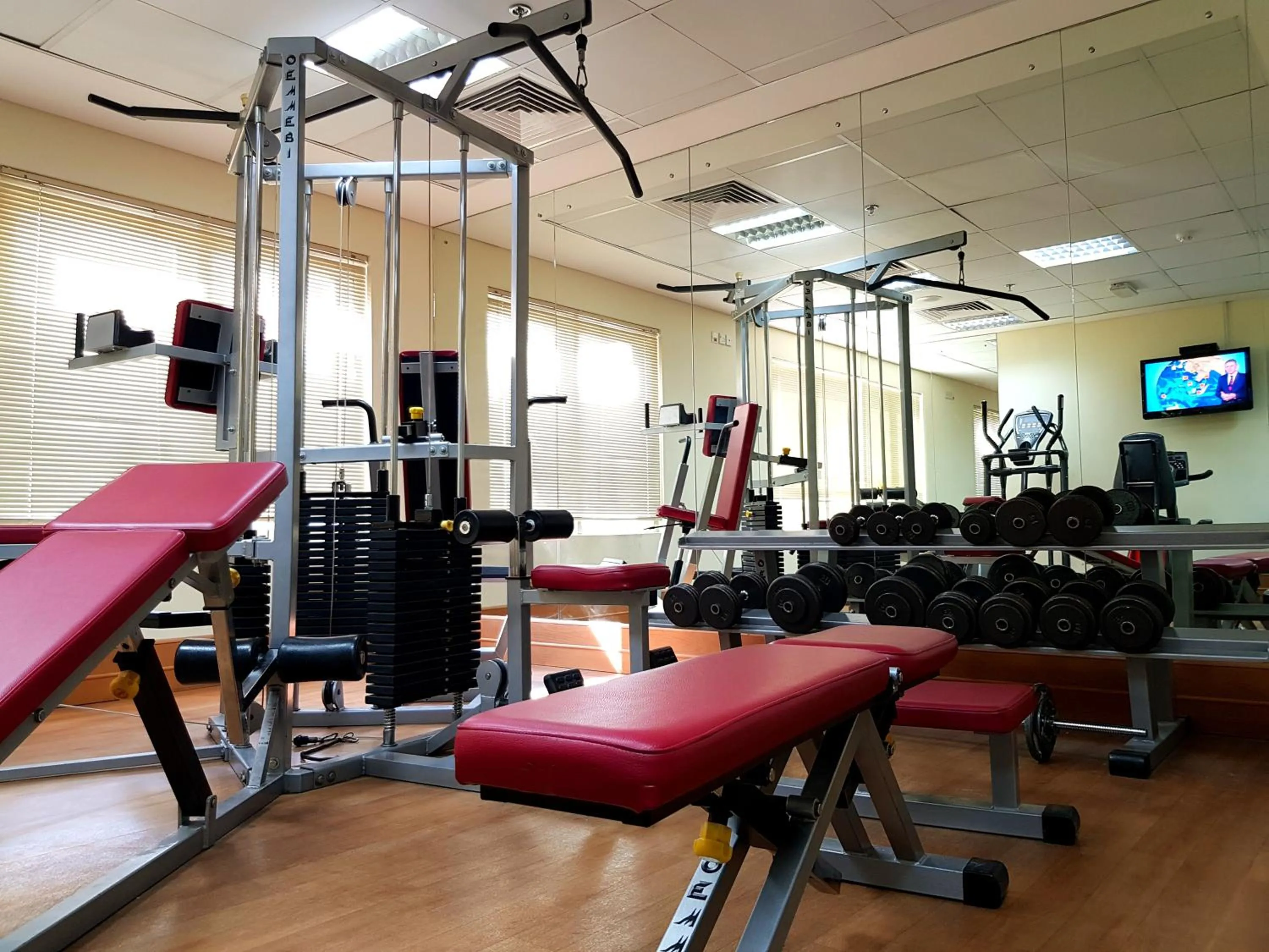 Fitness centre/facilities in Tulip Hotel Apartments