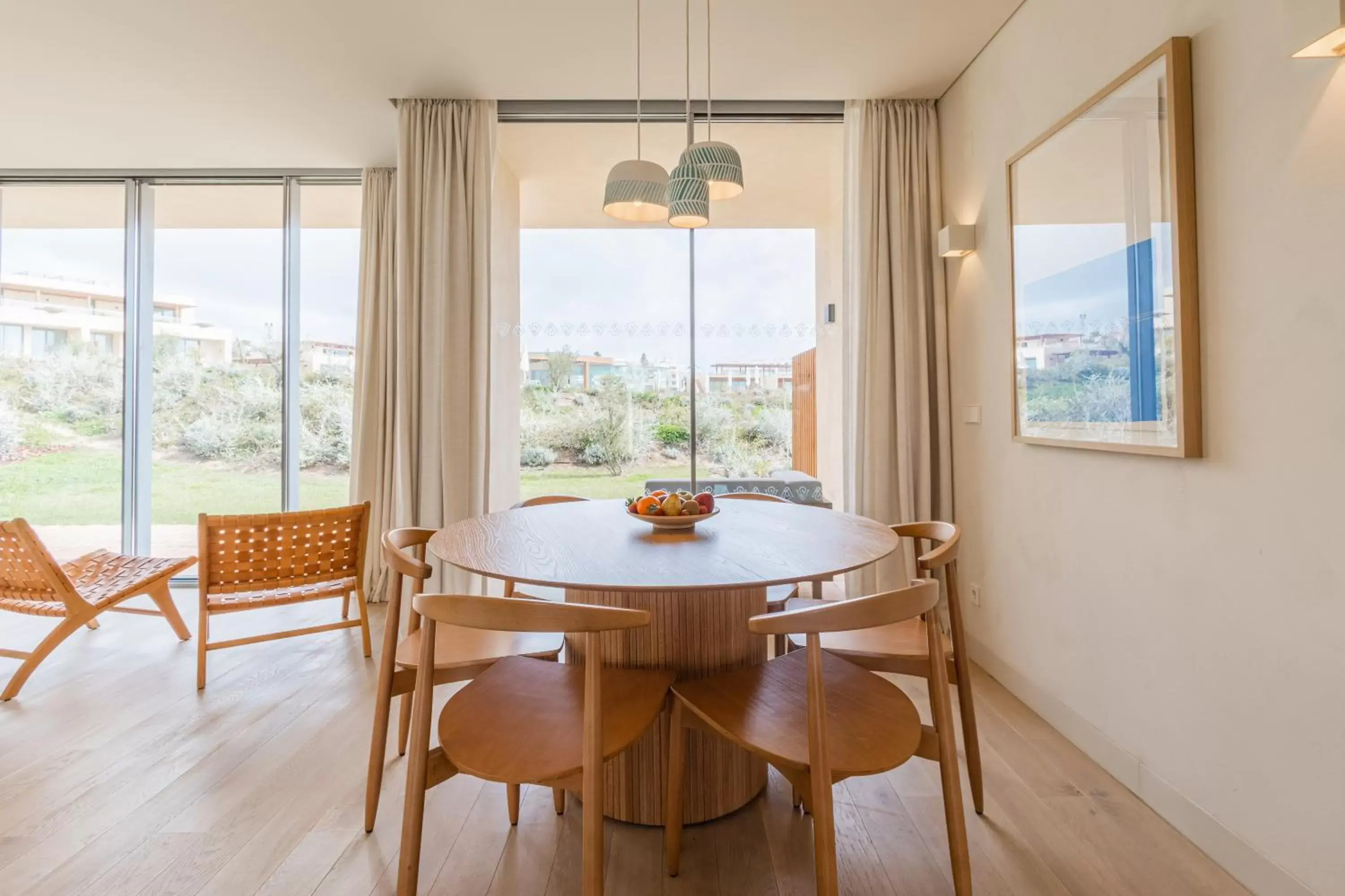 Living room, Dining Area in White Shell Beach Villas