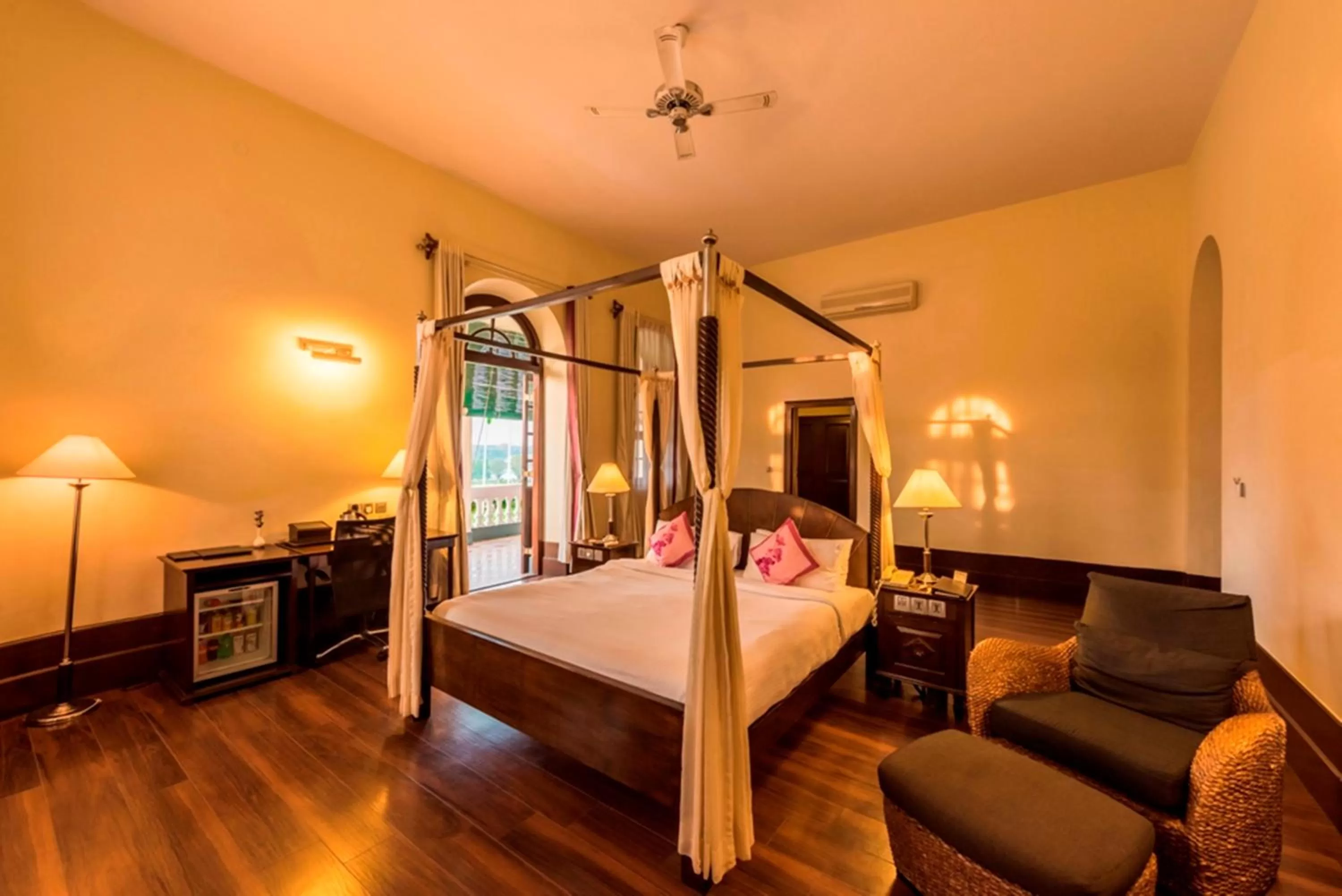 Bedroom, Bed in Royal Orchid Brindavan Garden Mysore