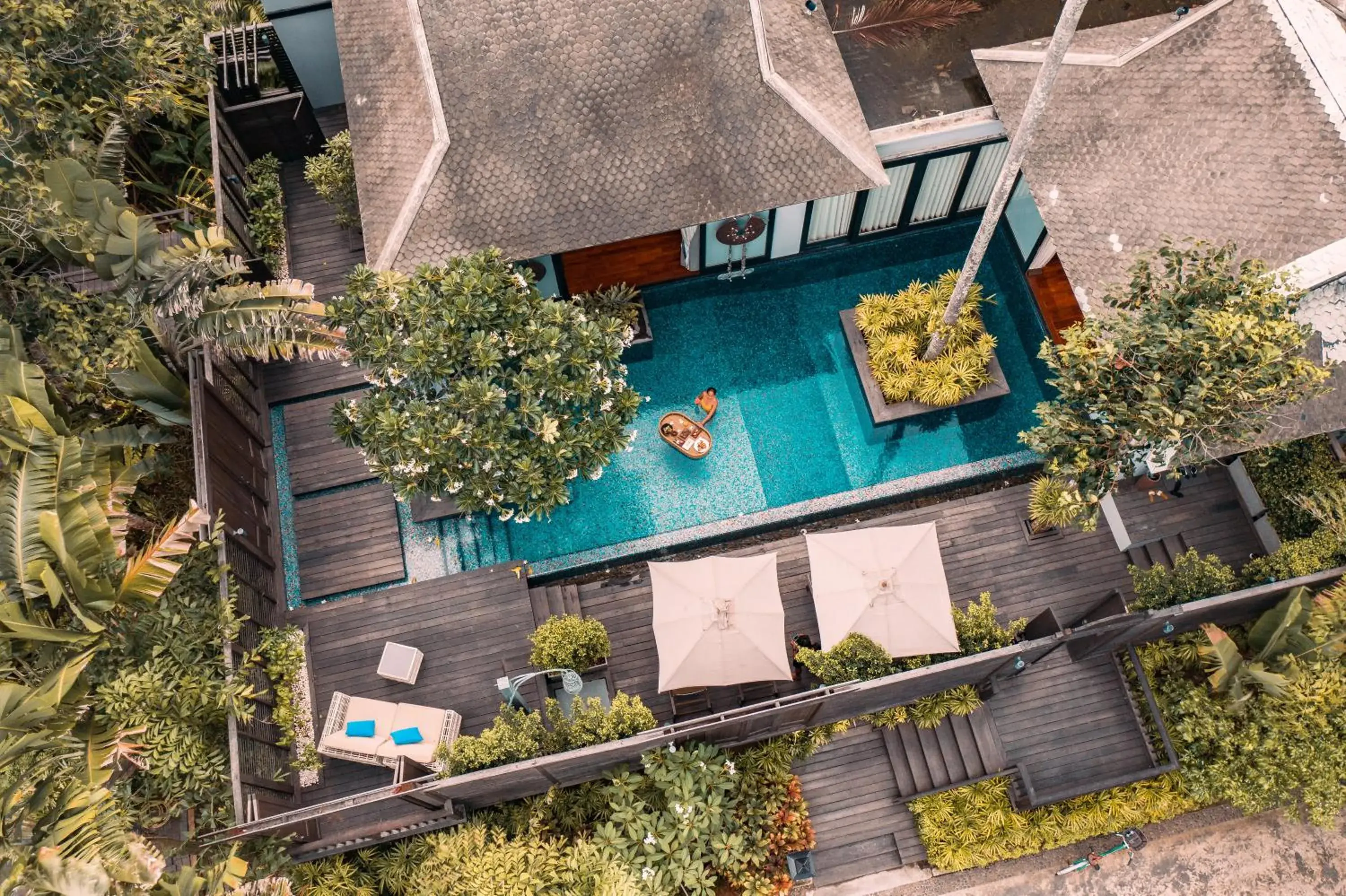 Bird's eye view in Anantara Mai Khao Phuket Villas Bird's eye view in Anantara Mai Khao Phuket Villas