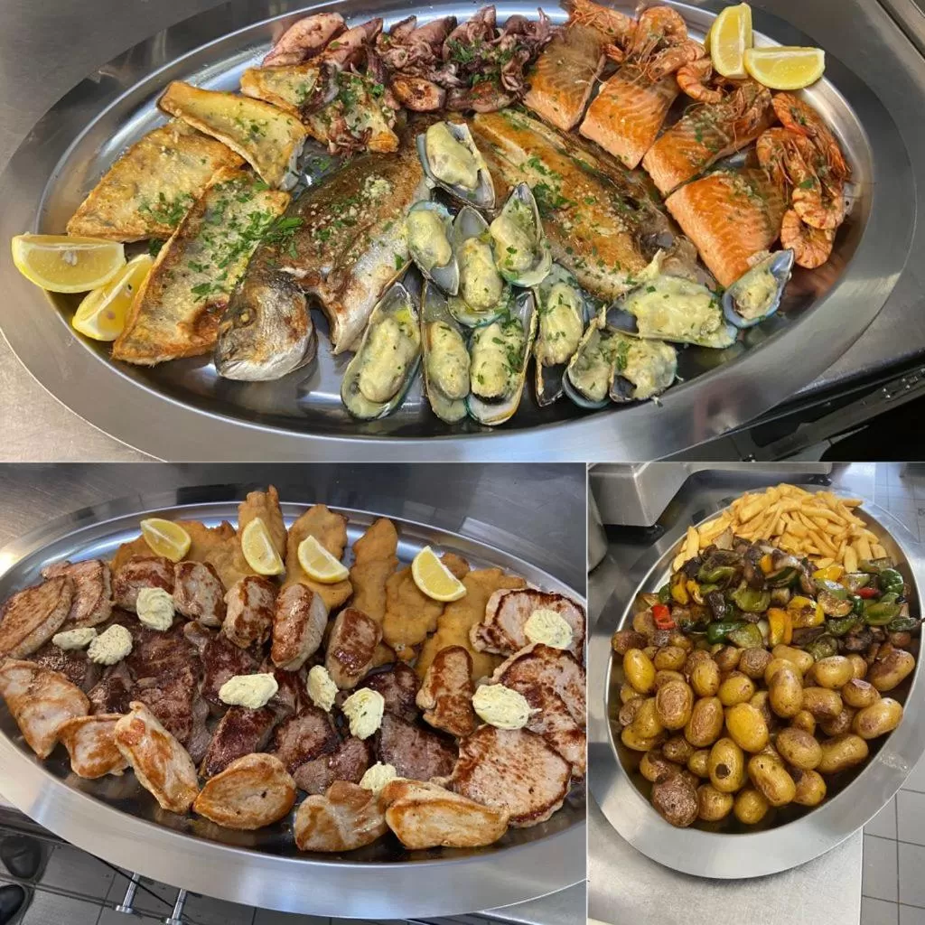 Restaurant/places to eat in Hotel Allegra