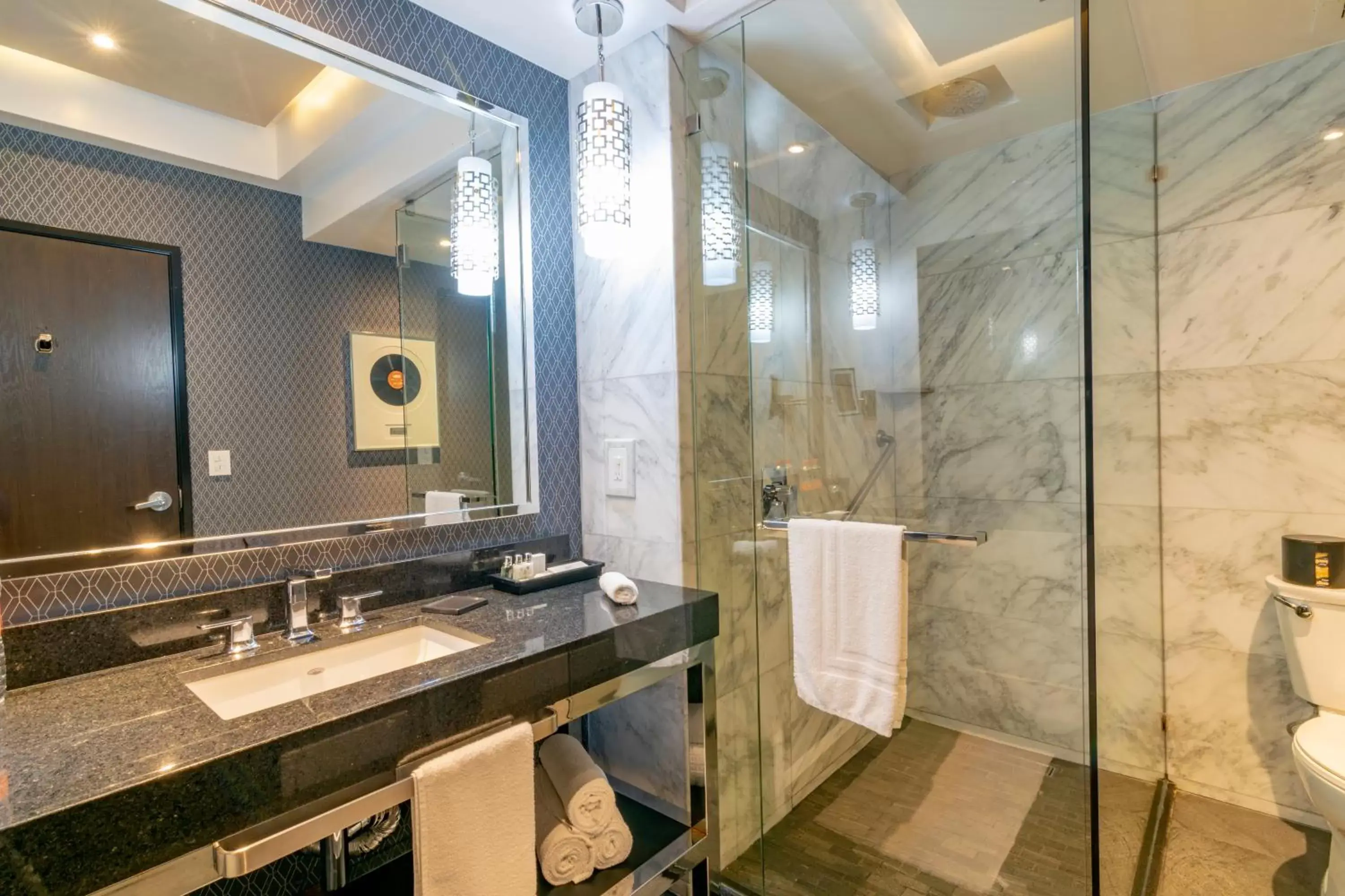 Bathroom in K Tower Boutique Hotel By Lucerna