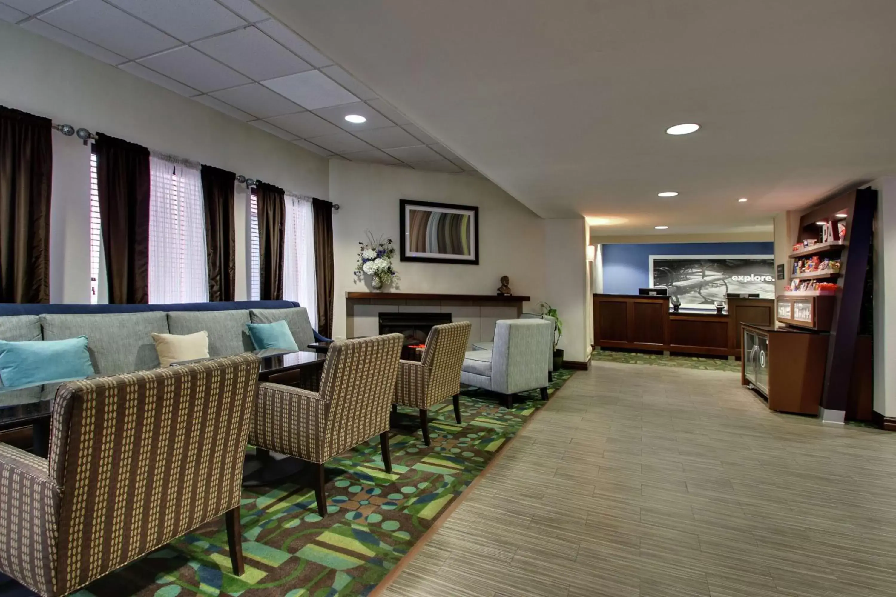 Lobby or reception in Hampton Inn DuBois Lobby or reception in Hampton Inn DuBois