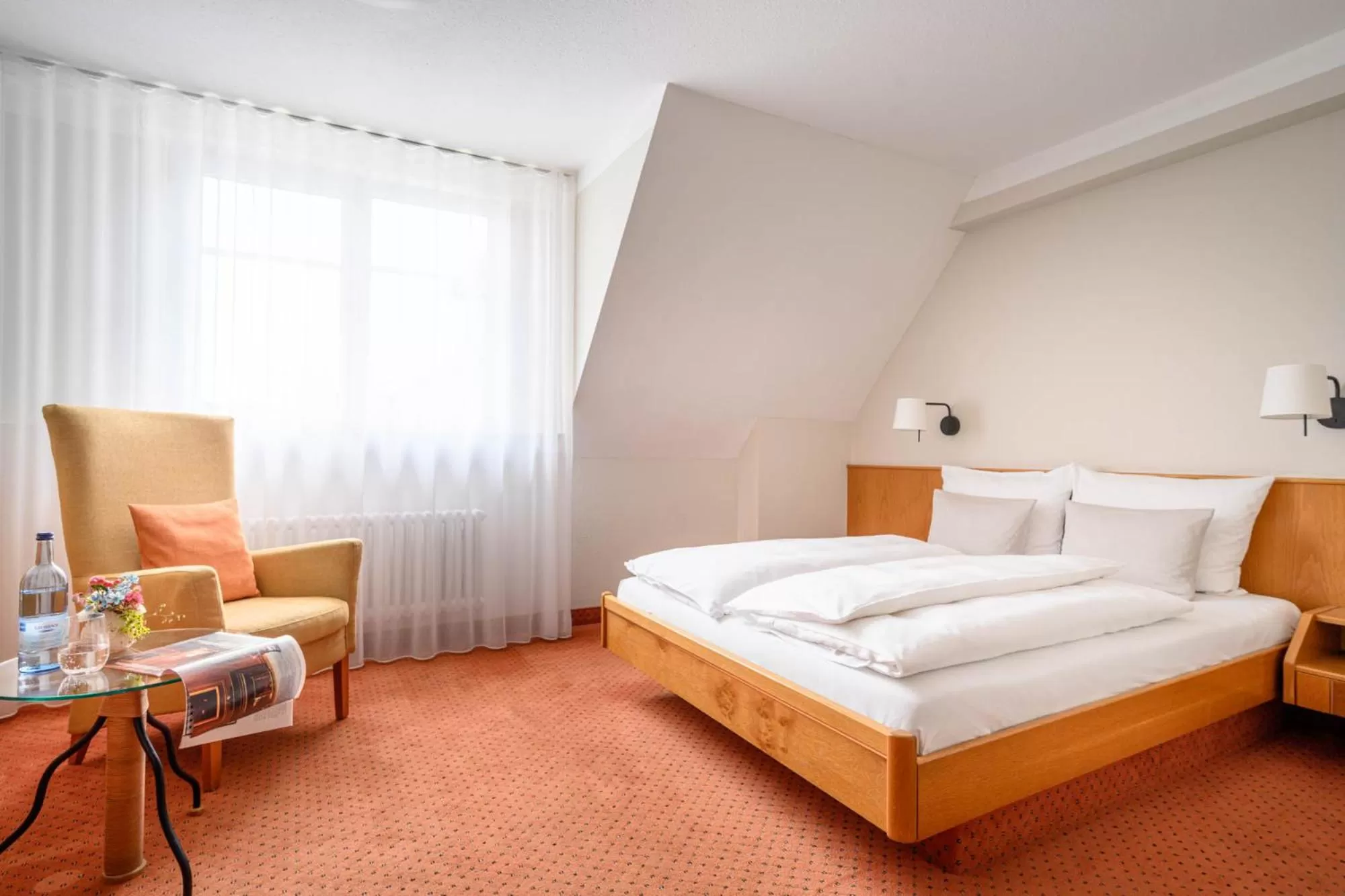 Bed in Hotel Maier