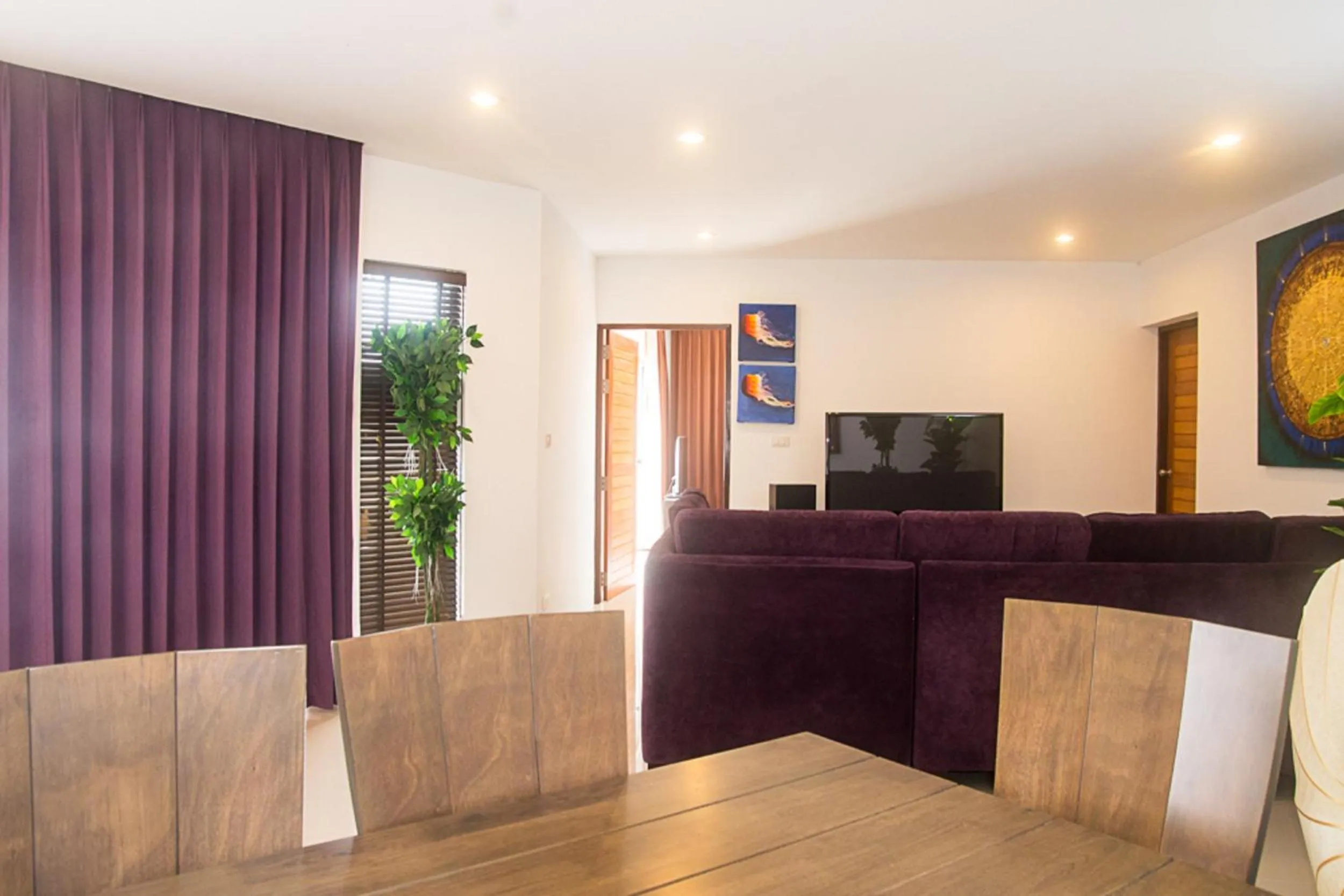 Dining area in Tropical Sea View Residence
