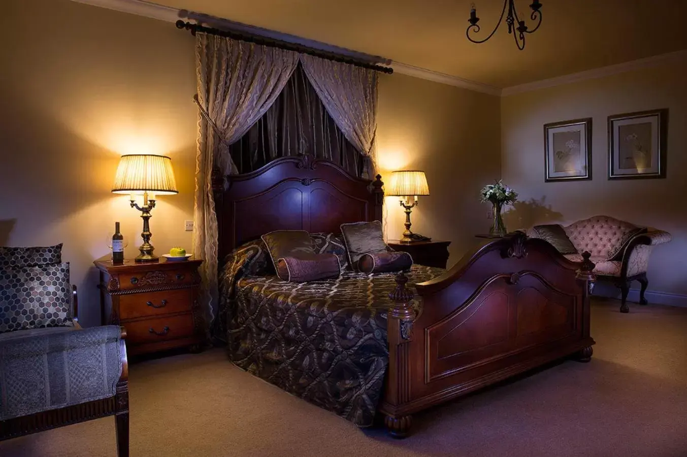 Bed in An Chúirt Hotel, Gweedore, Donegal