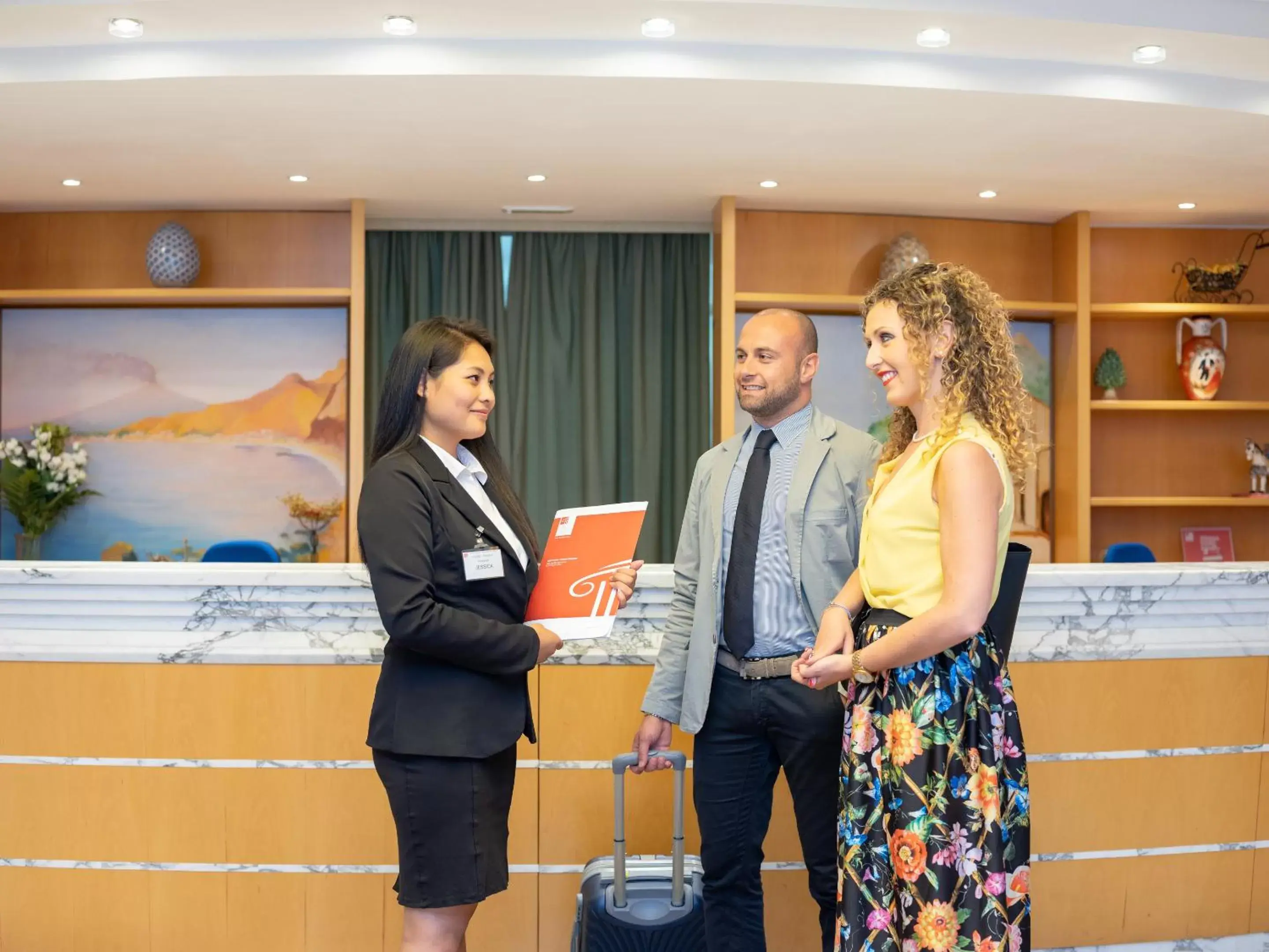 Lobby or reception in Hotel Ariston and Palazzo Santa Caterina