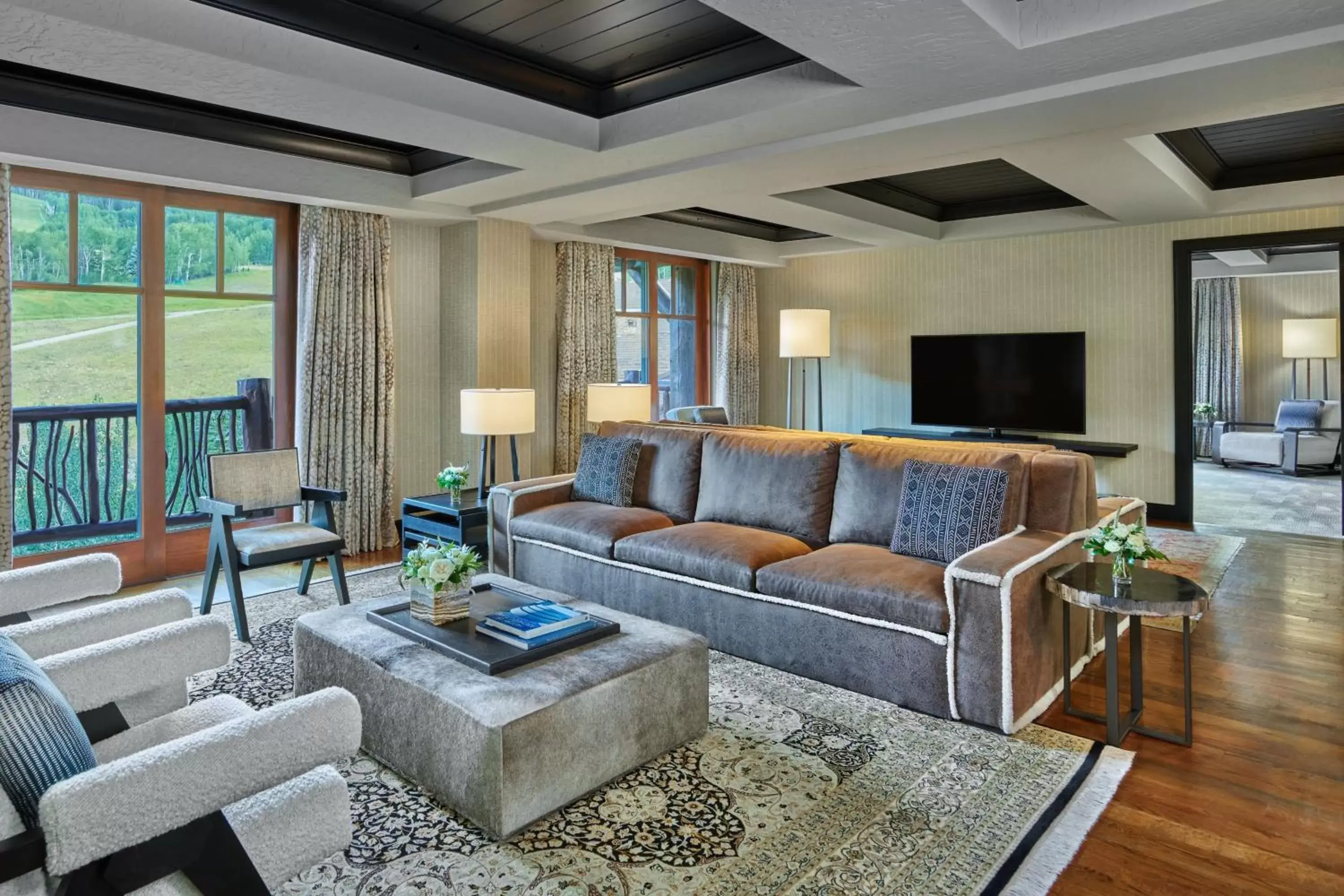 Living room, Seating Area in The Ritz-Carlton, Bachelor Gulch