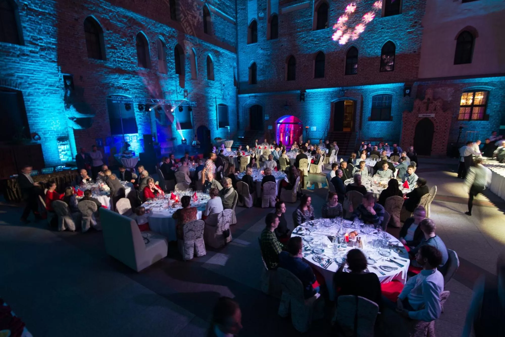 group of guests in Zamek Gniew - Pałac Marysieńki