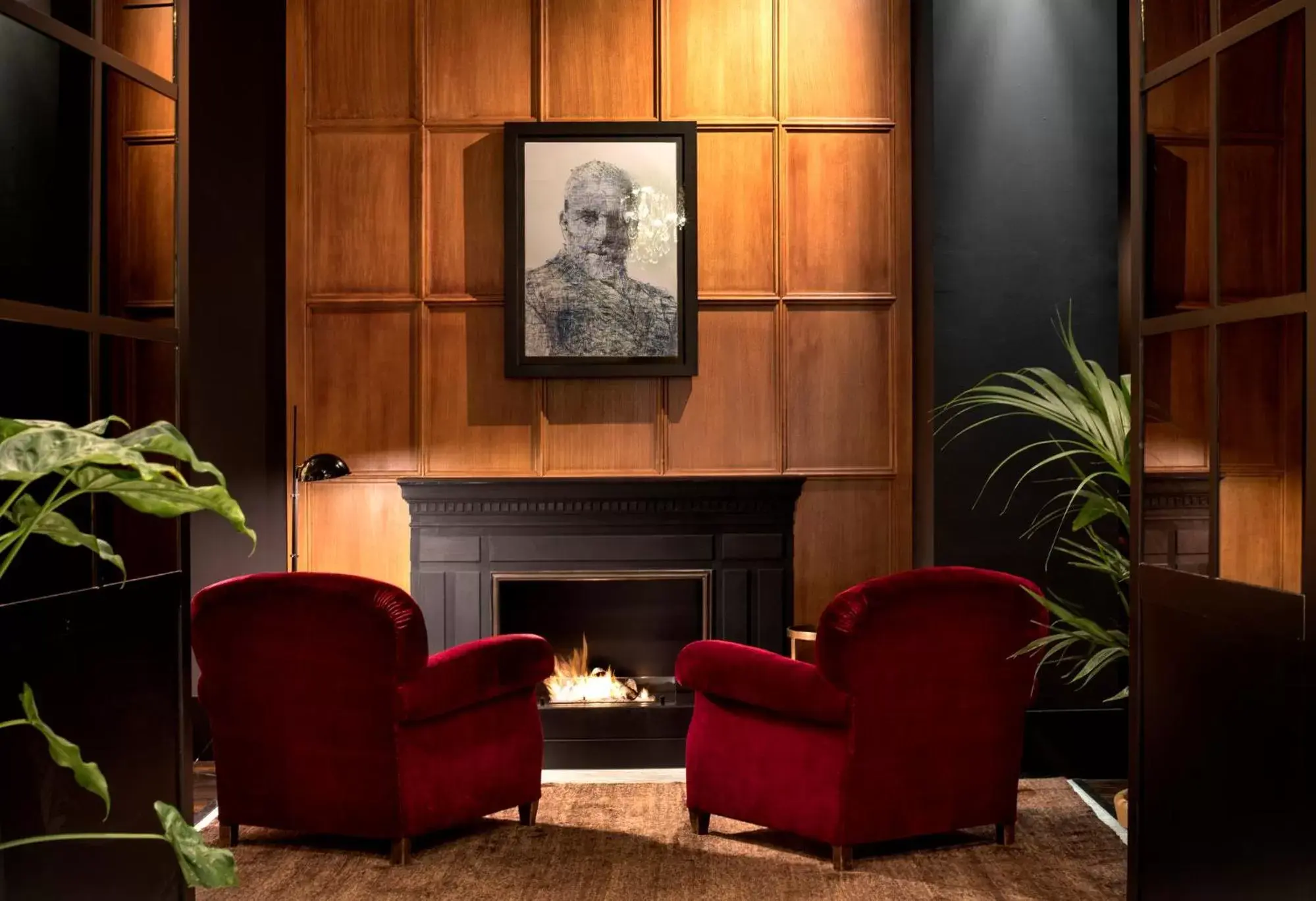 Living room, Lobby/Reception in Hotel Casa Sagnier