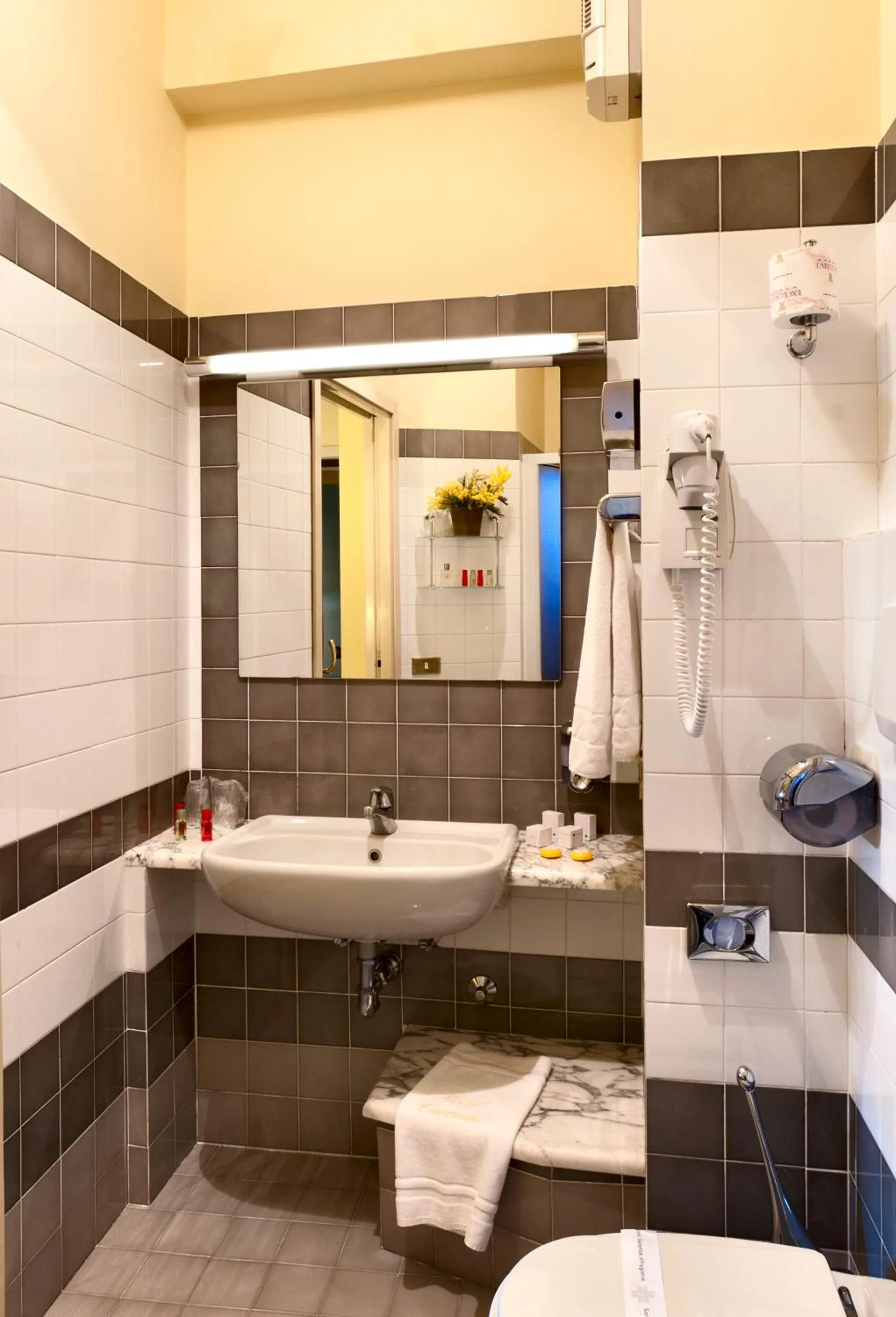 Bathroom in Hotel Cacciani