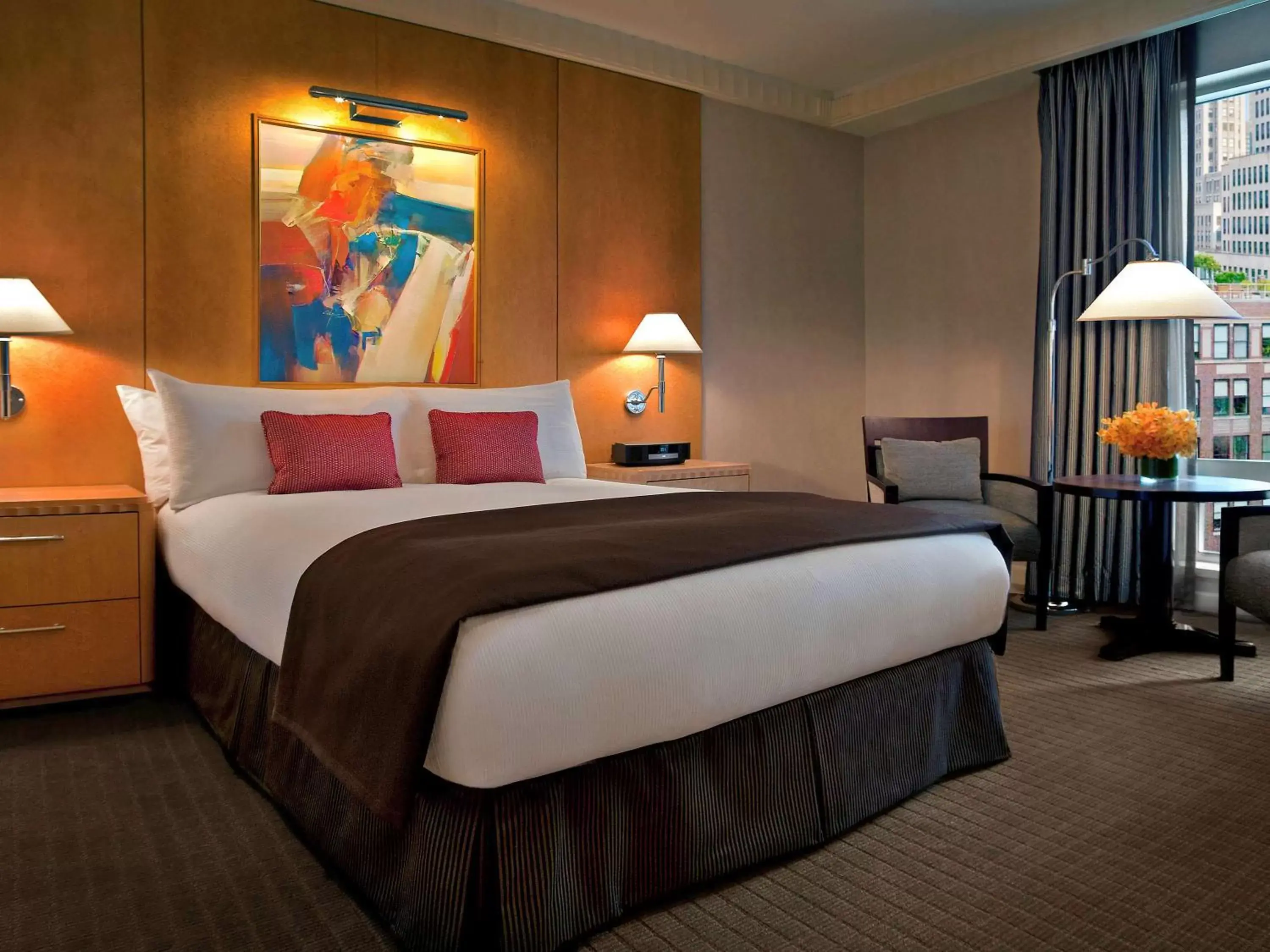 Photo of the whole room, Bed in Sofitel New York