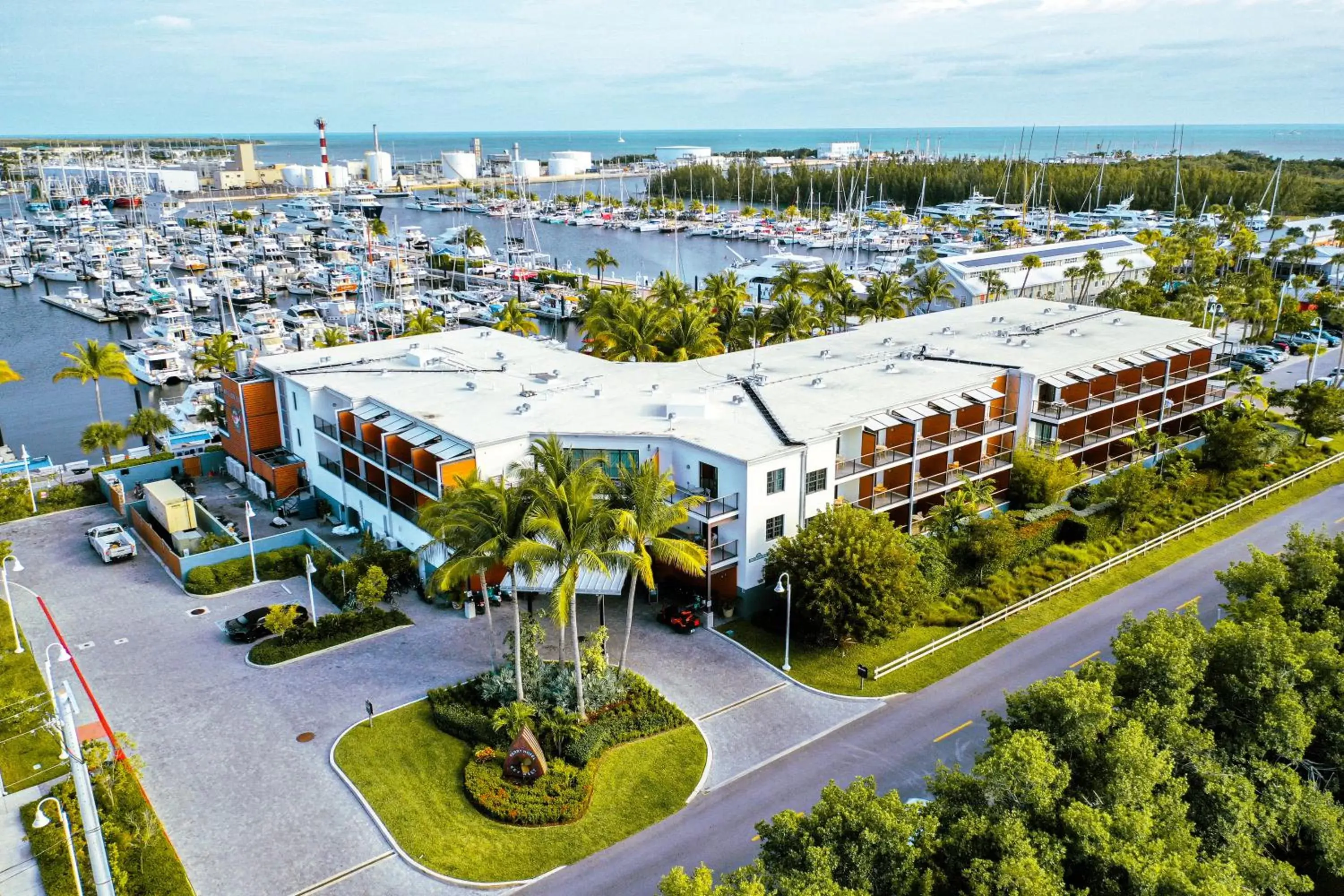 Property building, Bird's-eye View in The Perry Hotel & Marina Key West