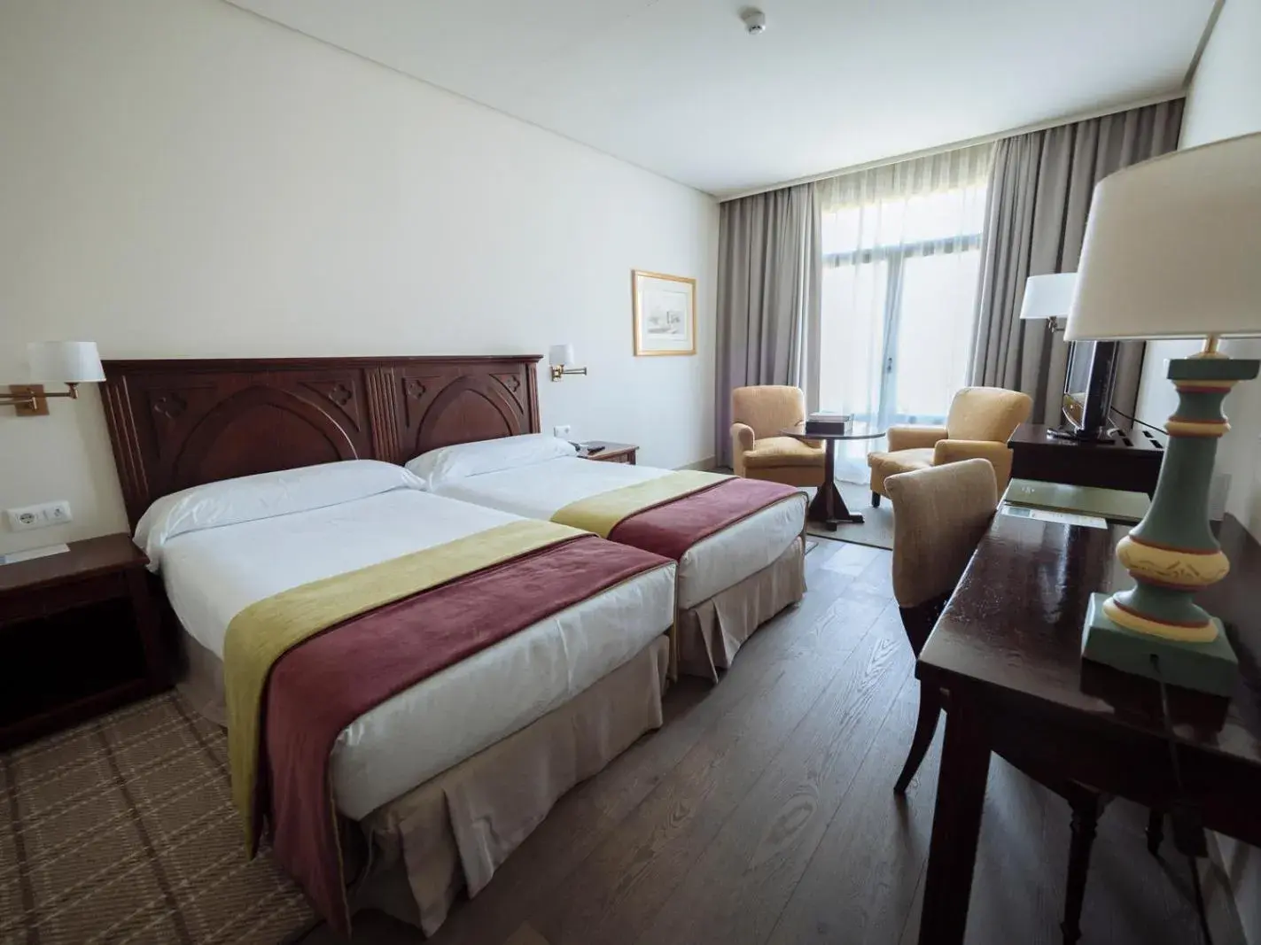 Bed in Parador de Cangas de Onís Bed in Parador de Cangas de Onís