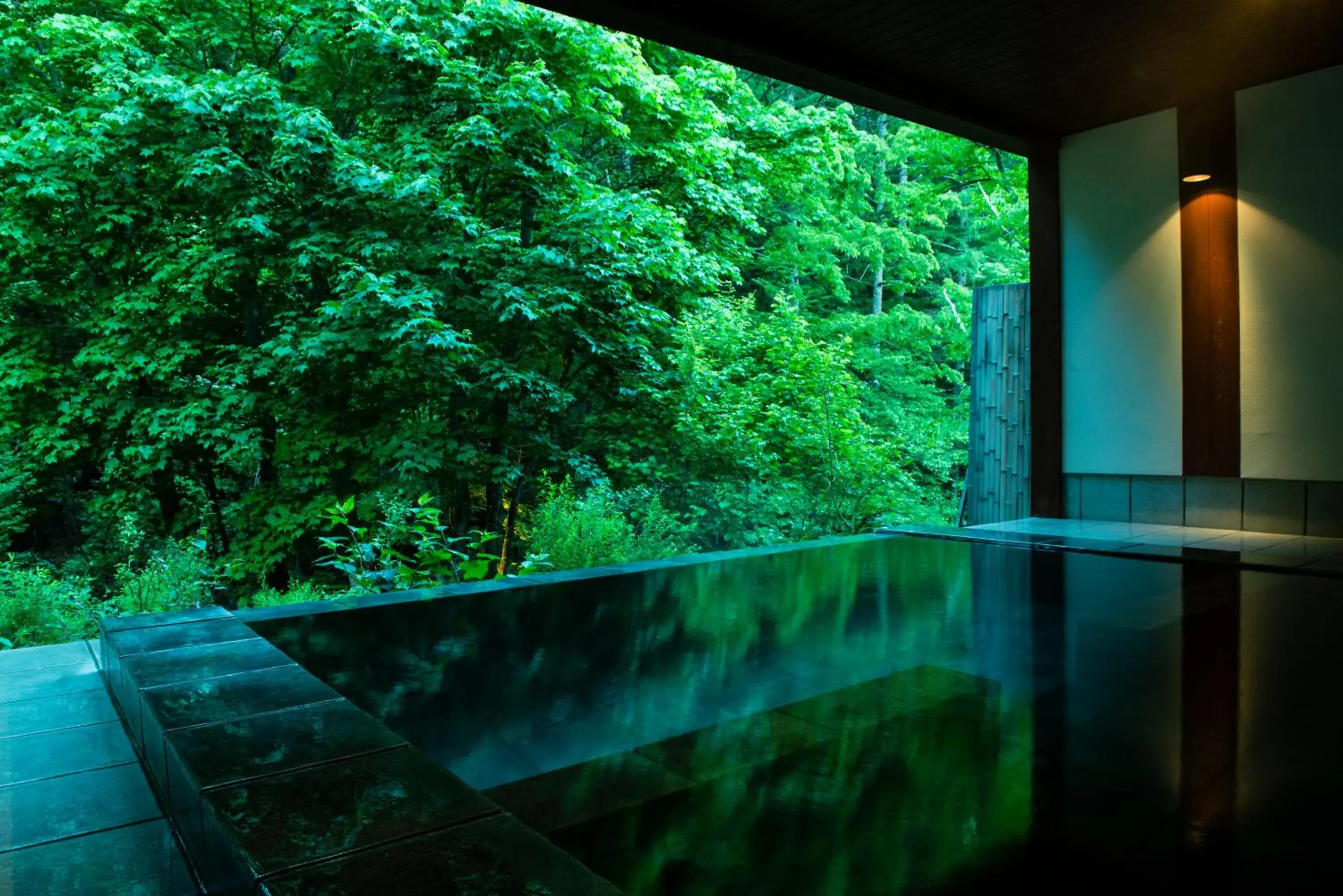 Open Air Bath in Myojinkan Ryokan