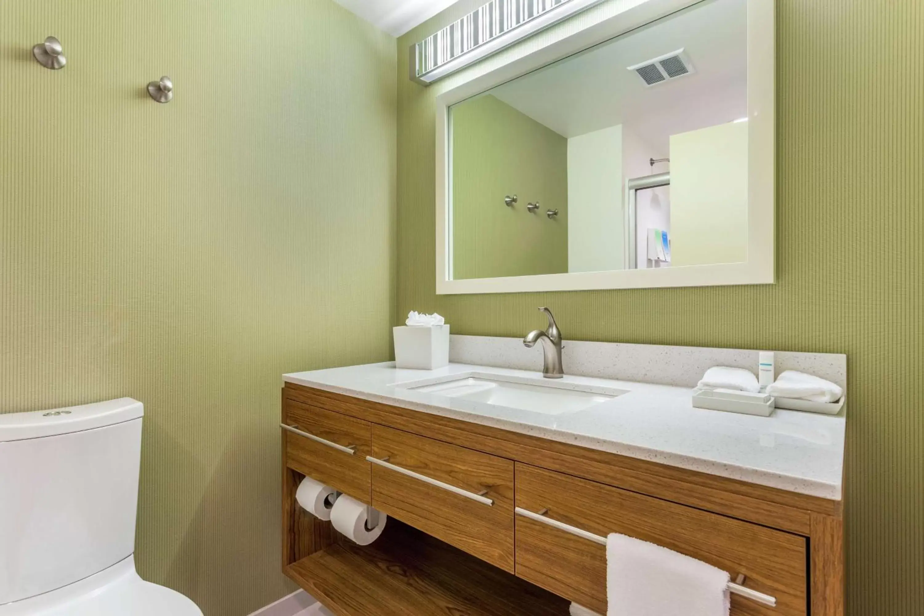 Bathroom in Home2 Suites by Hilton Albany Airport/Wolf Rd