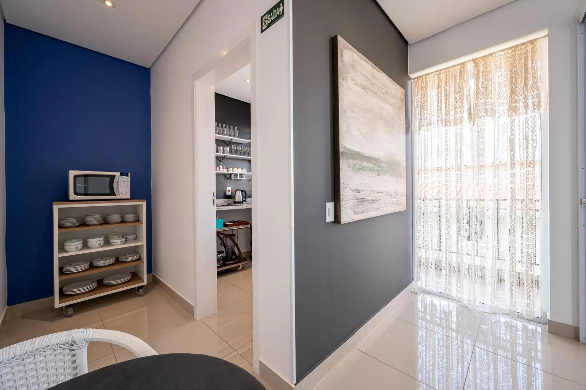 Communal kitchen in K1 RESIDENCE Taquaral