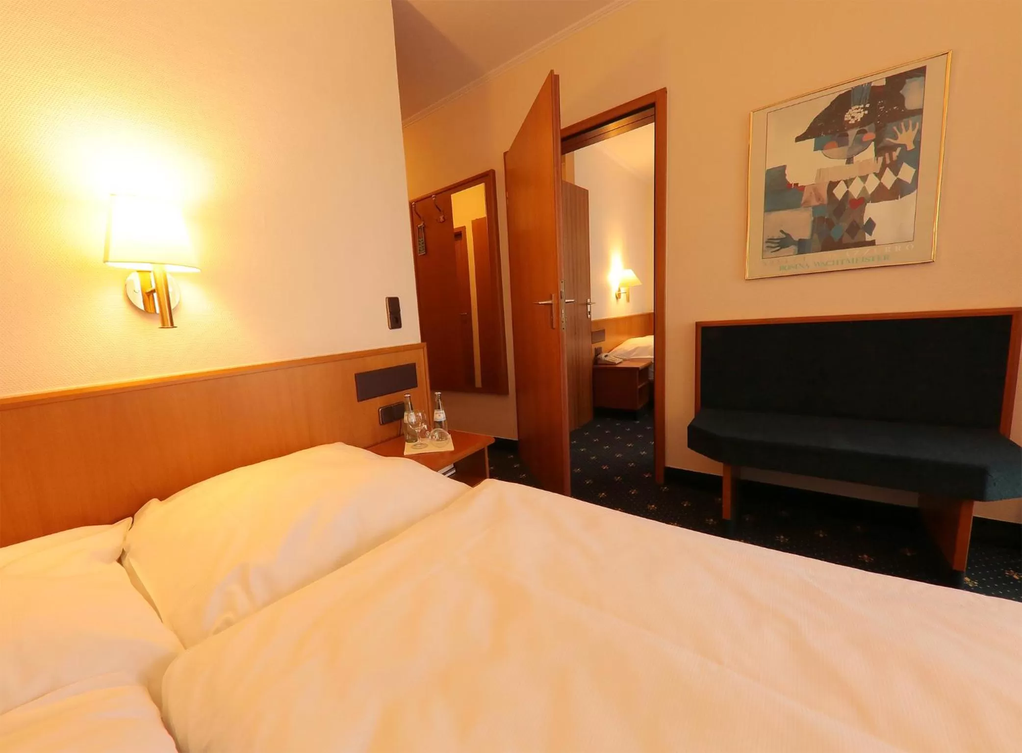 Decorative detail, Bed in Karaman Group Hotel