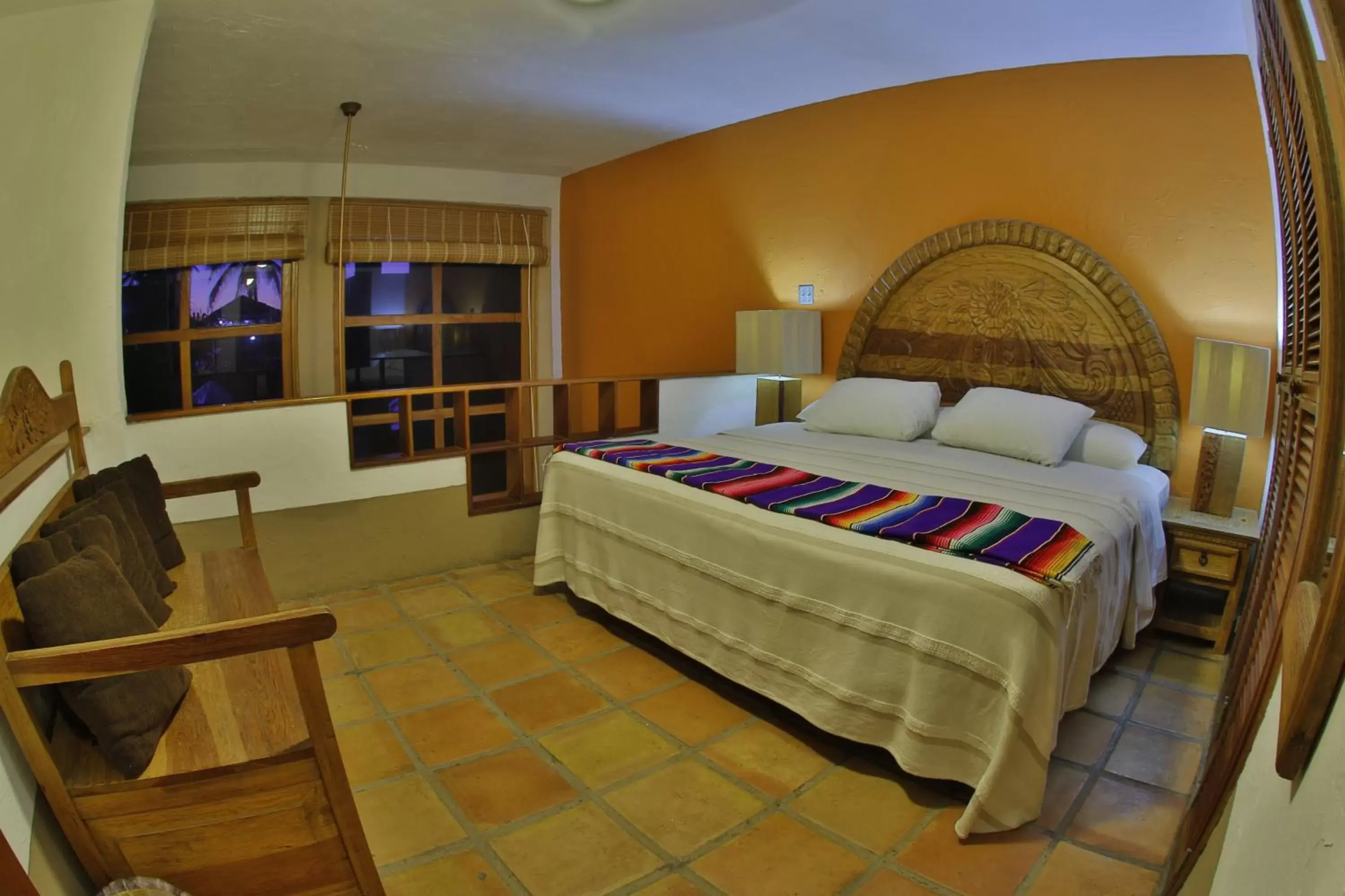 Bed in Villas El Rancho Green Resort