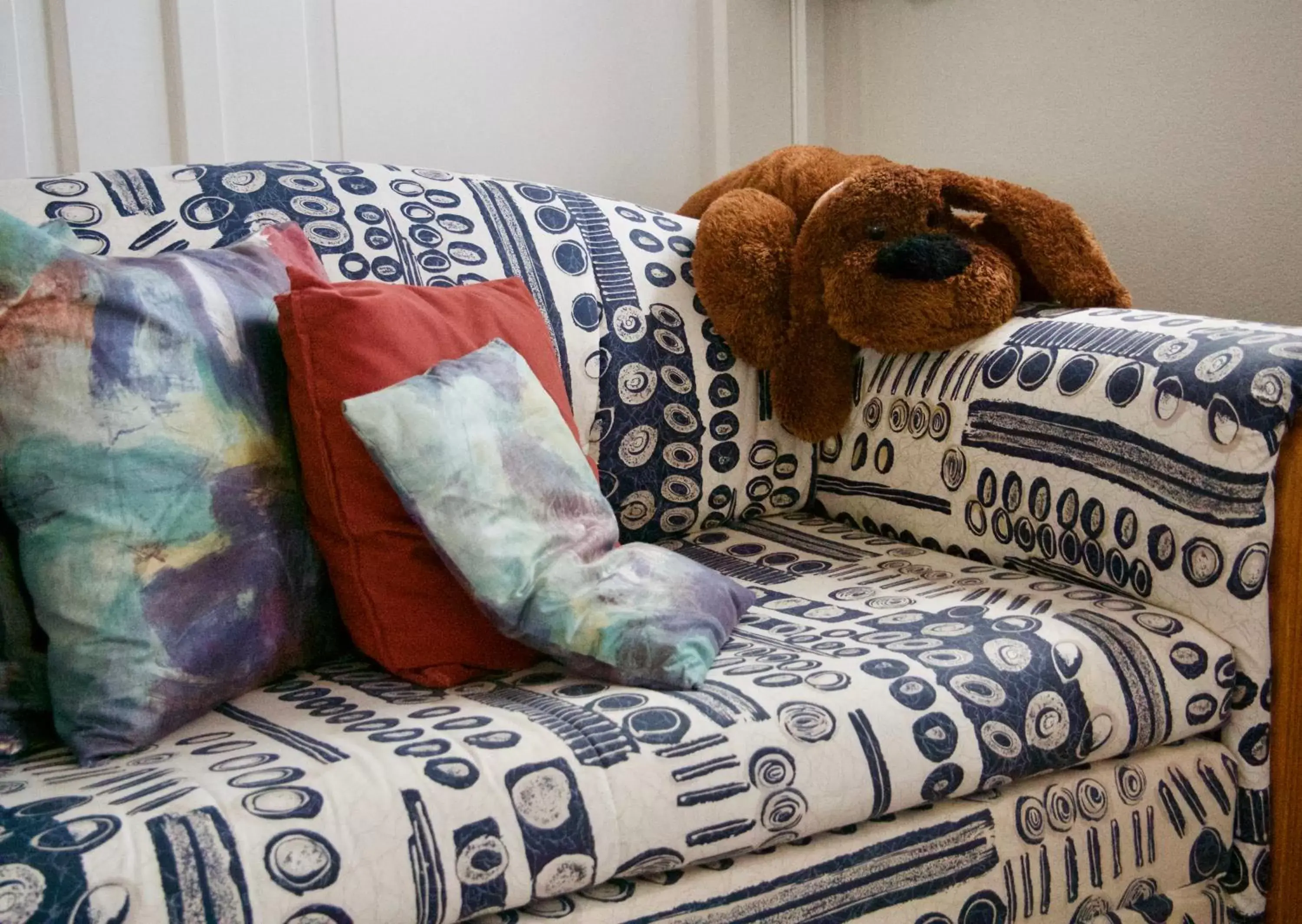 Living room, Bed in B&B “Te Warskip bij BlokVis”