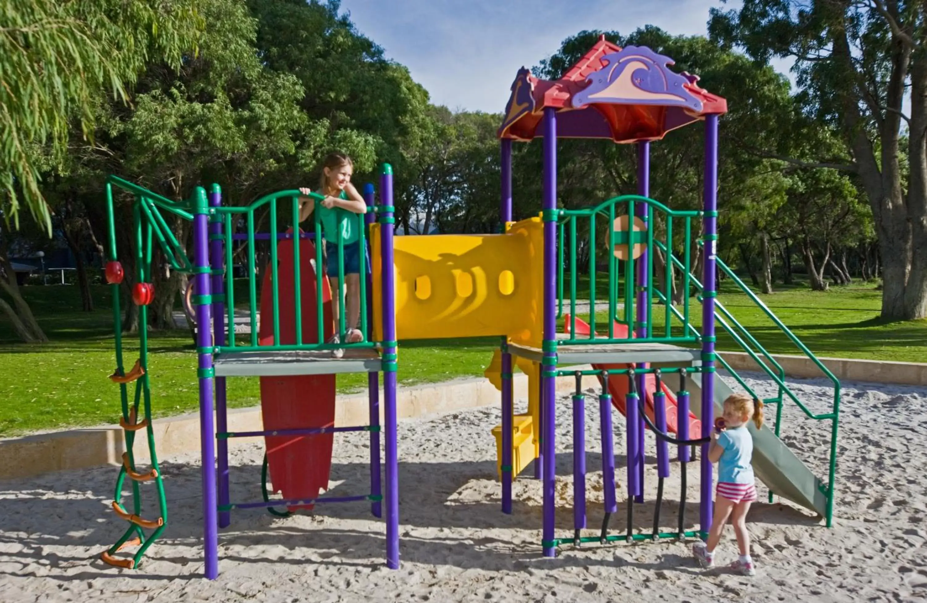 Children play ground, Children's Play Area in Broadwater Resort WA Tourism Awards 2022 Gold Winner