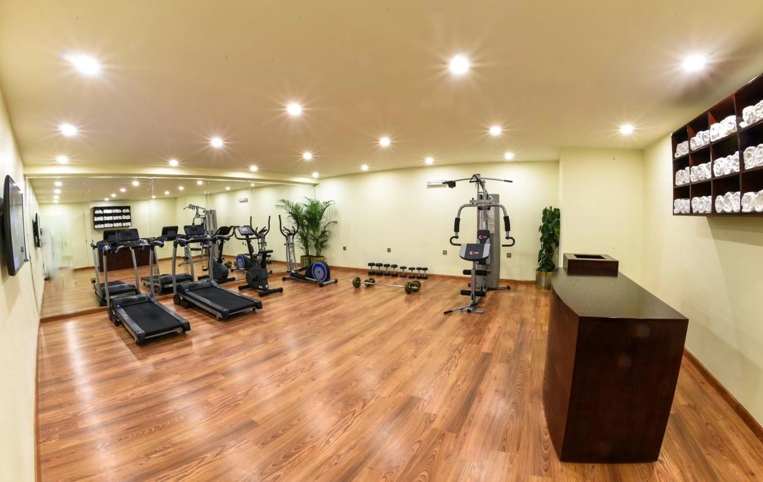 Fitness centre/facilities in Garden Plaza Hotel