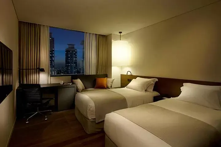 Bed in Shilla Stay Dongtan
