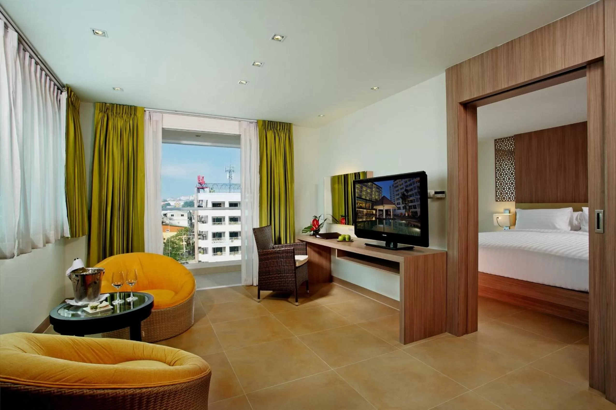 Photo of the whole room, Bed in Centara Pattaya Hotel