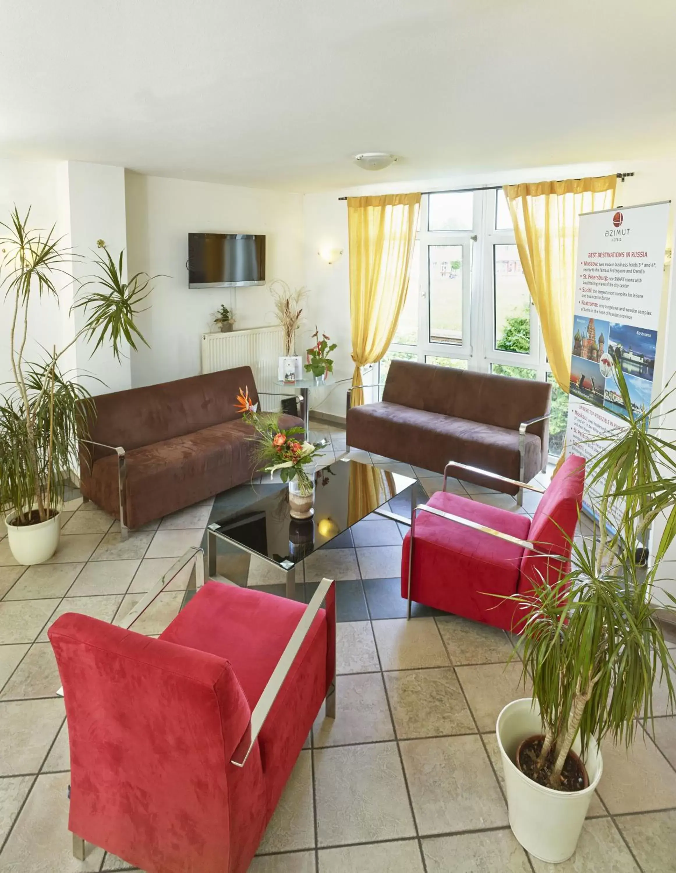 Communal lounge/ TV room, Seating Area in AZIMUT Hotel Erding