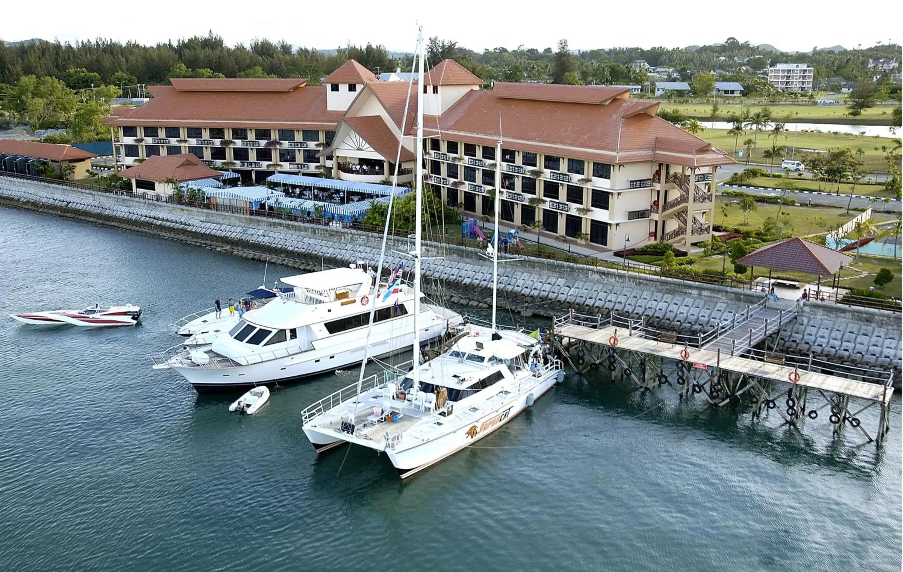 Natural landscape, Bird's-eye View in Kudat Golf & Marina Resort