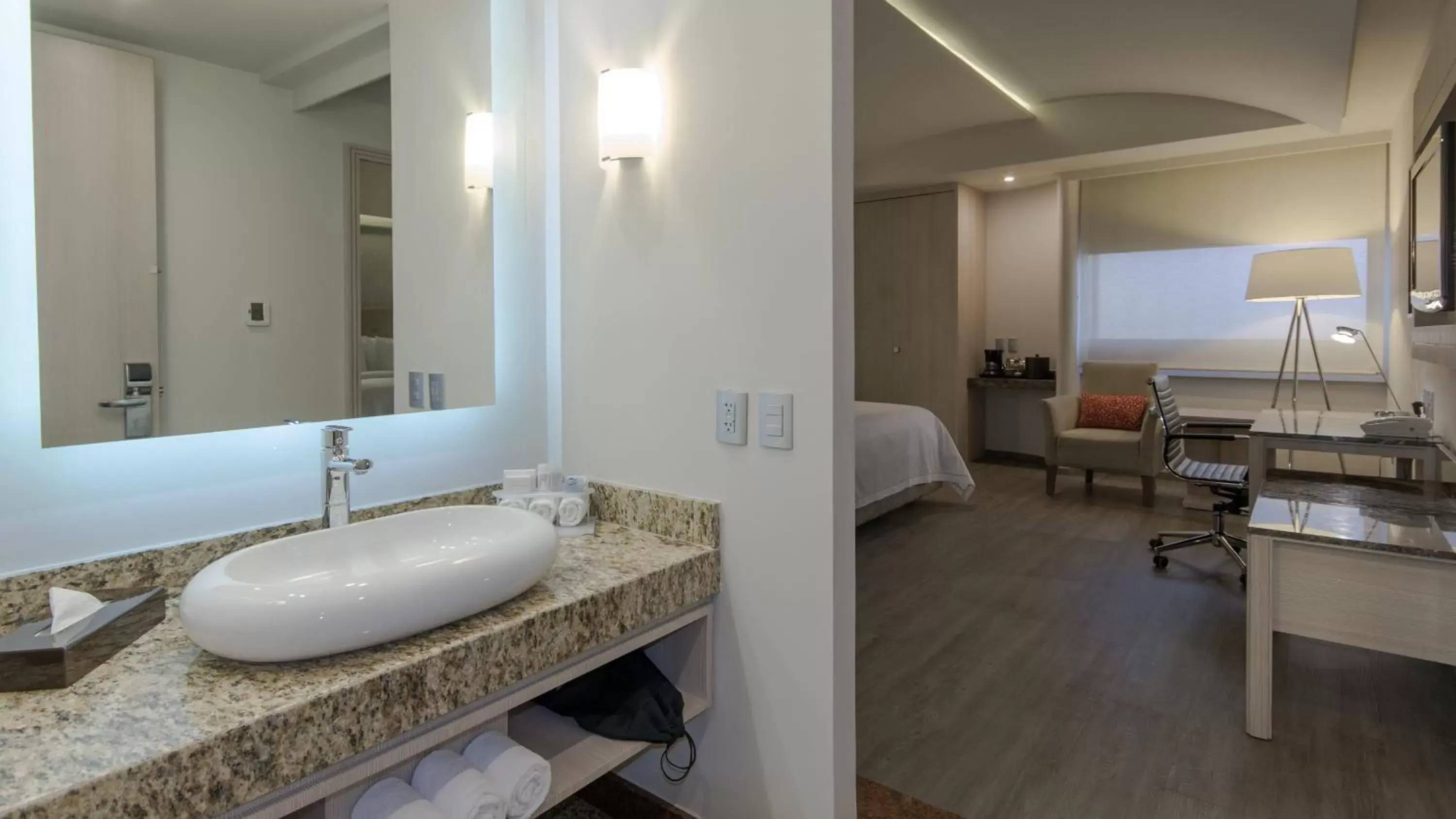 Photo of the whole room, Bathroom in Holiday Inn Express Mexico- Toreo, an IHG Hotel