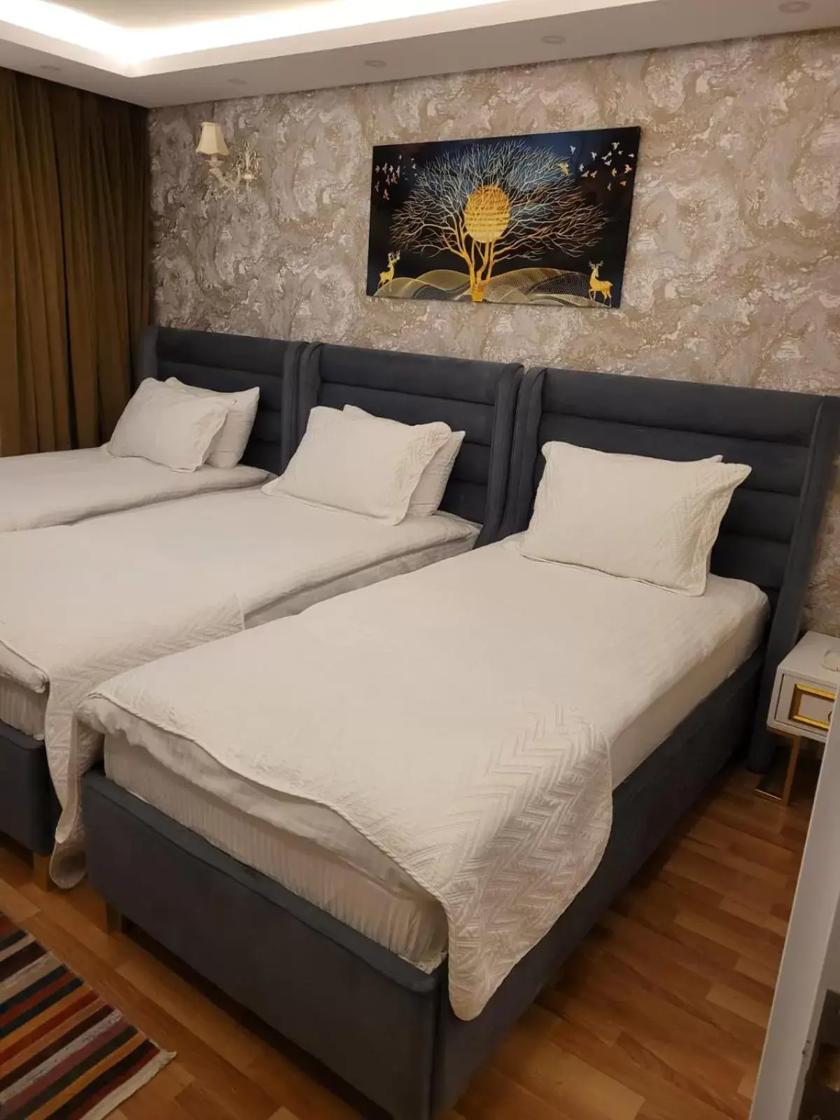 Bed in MR BEYAZ BUTİK HOTEL