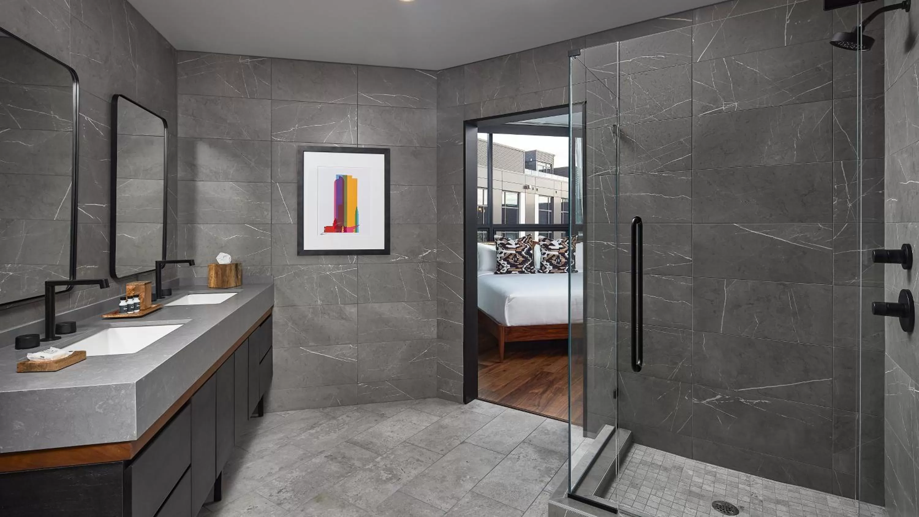 Bathroom in The Rally Hotel at McGregor Square