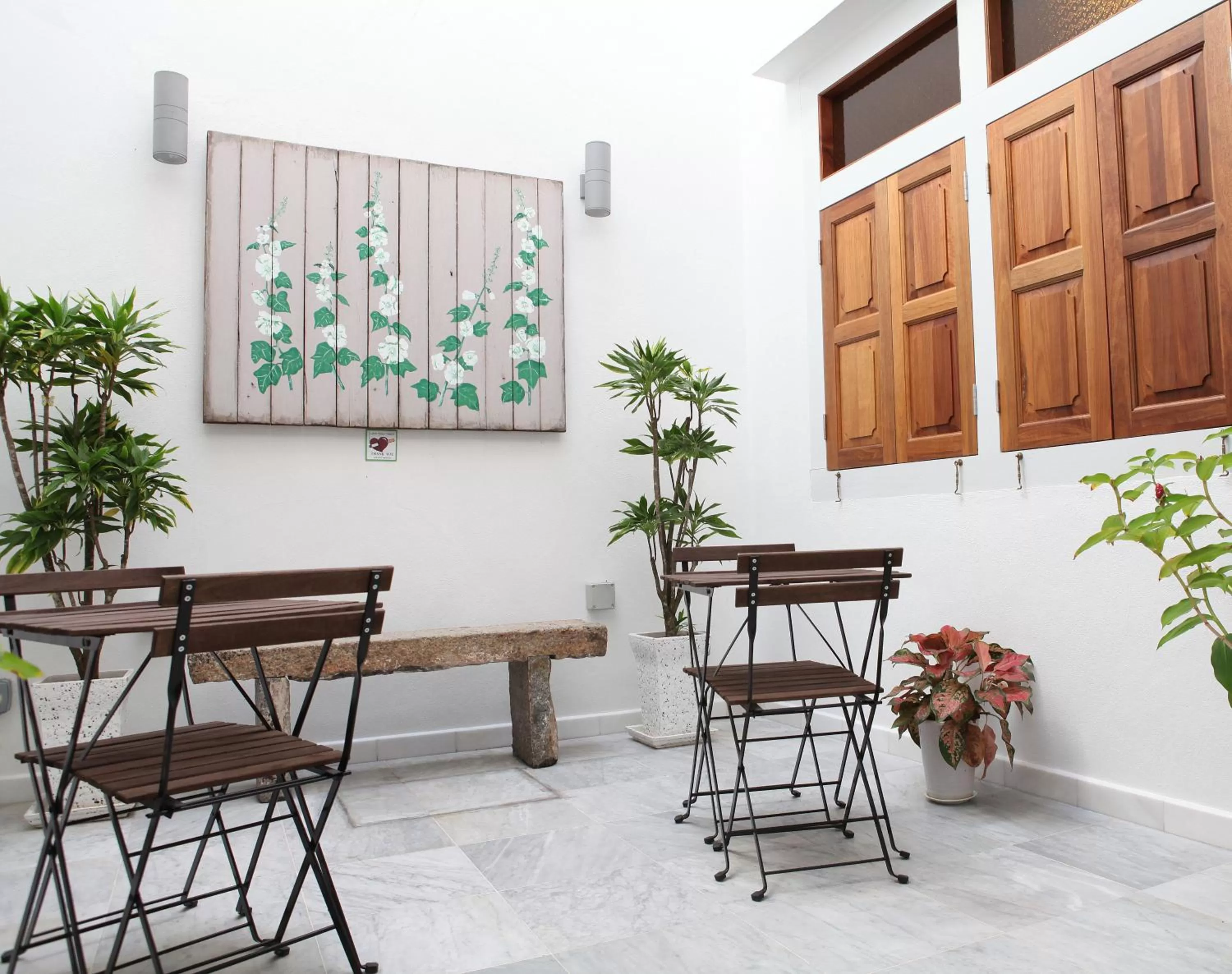 Decorative detail in Gingerflower Boutique Hotel