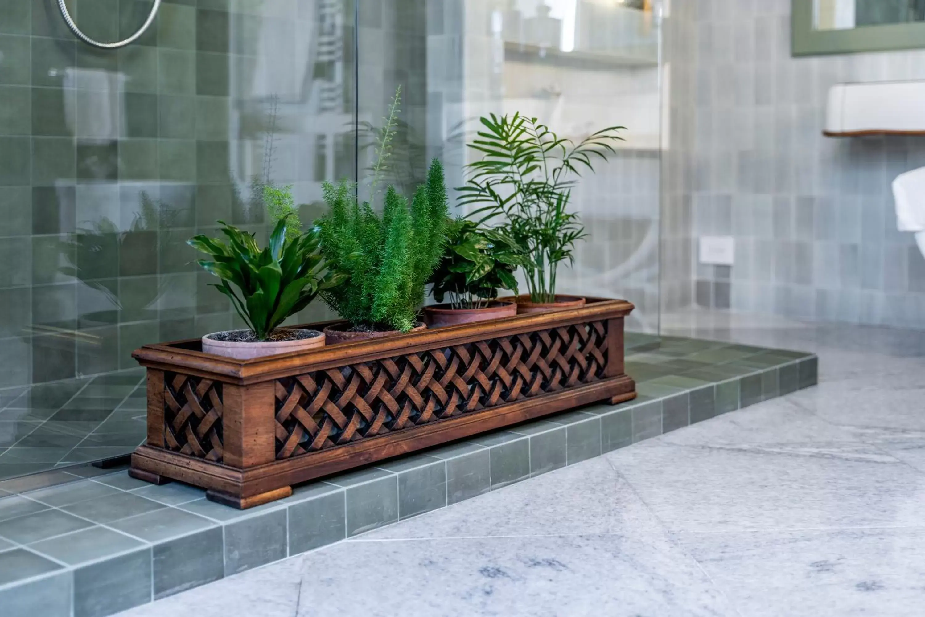 Decorative detail, Lobby/Reception in FORESTERIA di PALAZZO RADICI