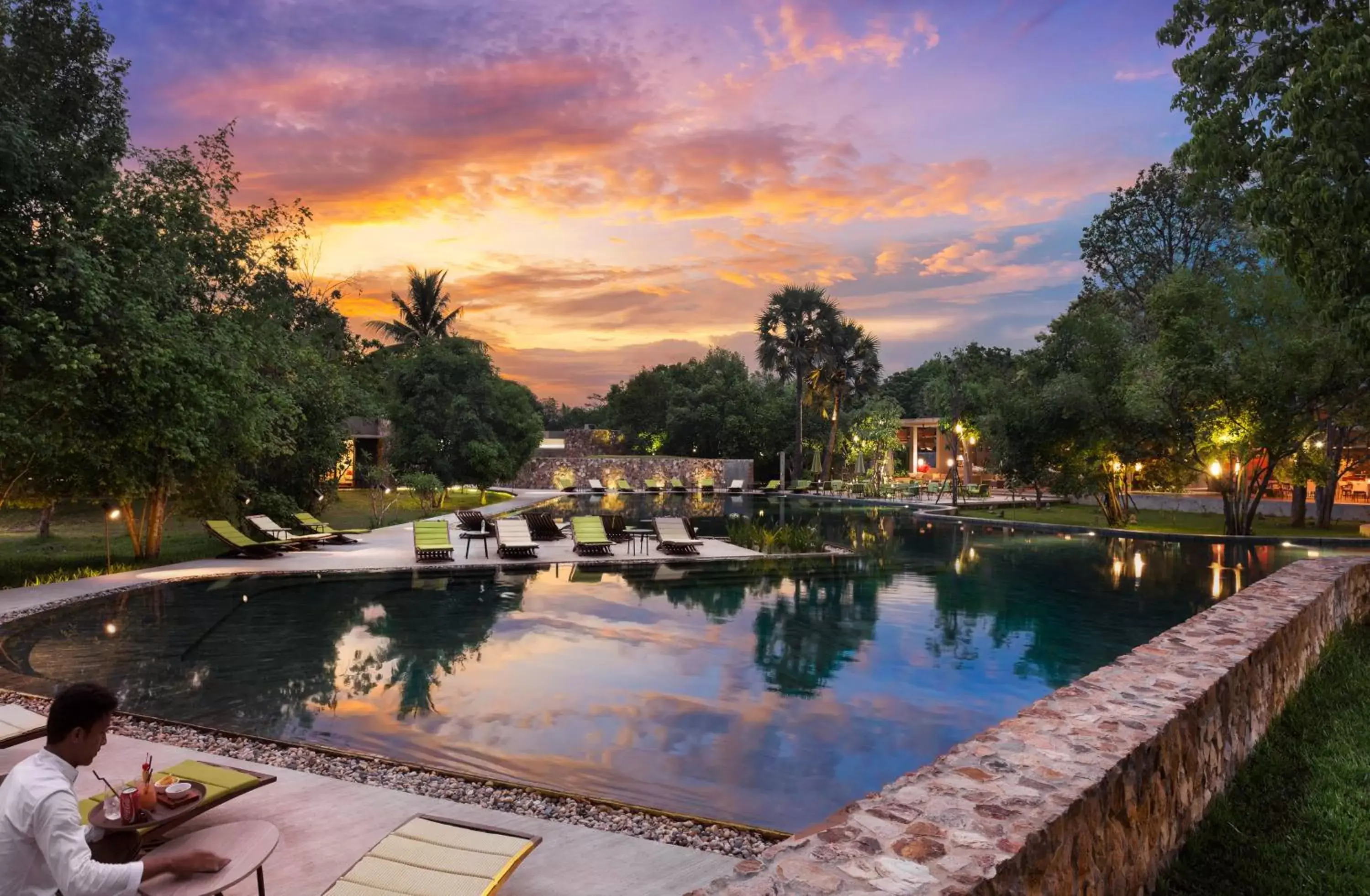 Swimming pool in Templation Hotel