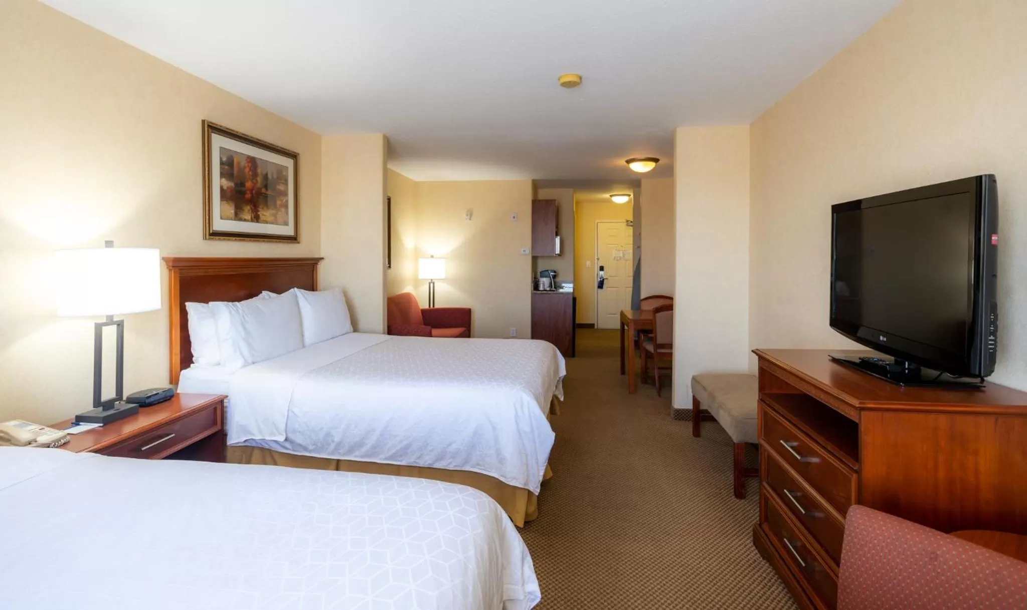 Bed in Holiday Inn Express Hotel & Suites - Edmonton International Airport by IHG