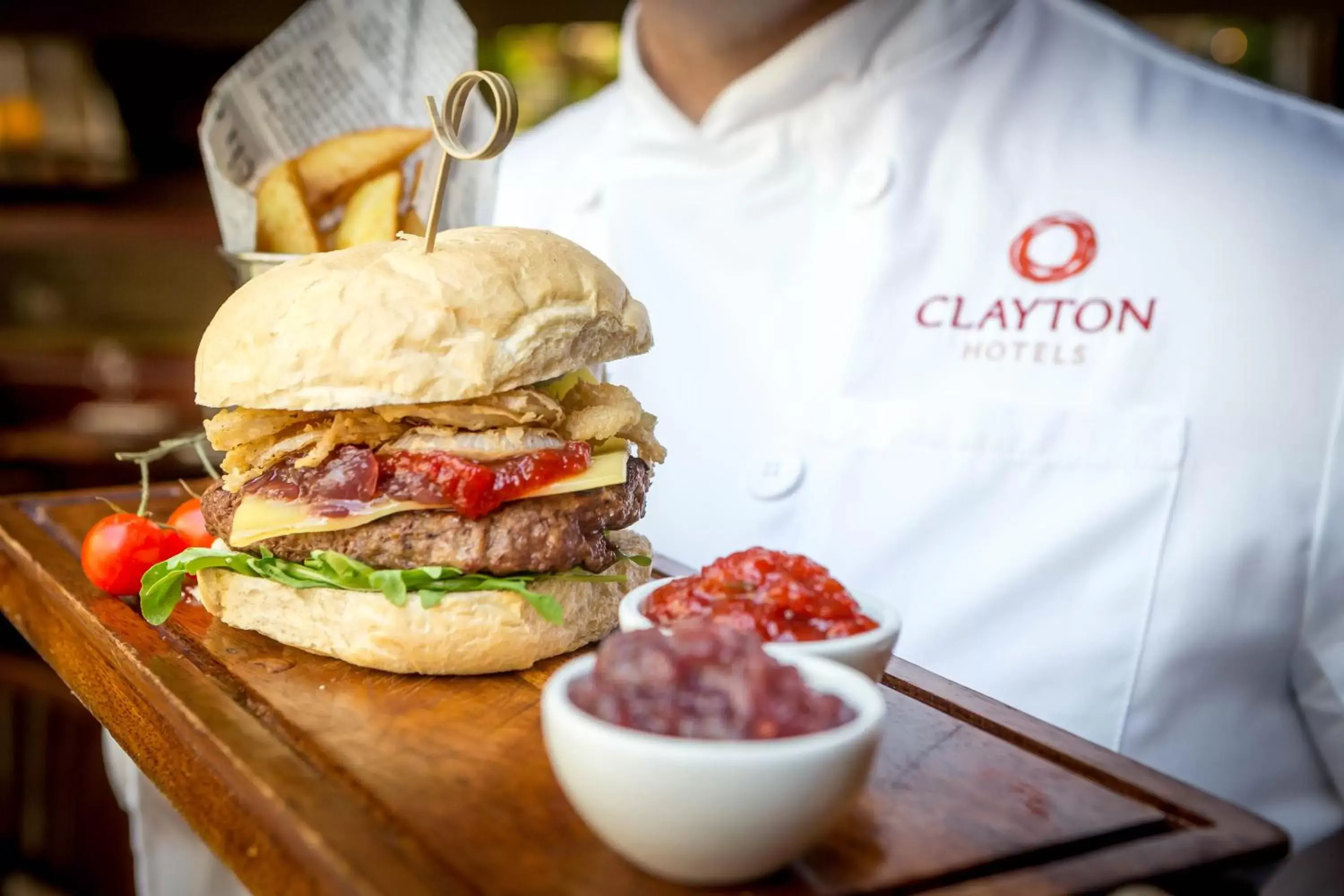 Food close-up in Clayton Hotel Dublin Airport