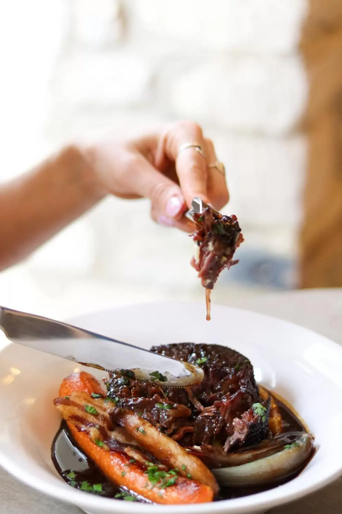 Food close-up in Fleur de Lys Bampton