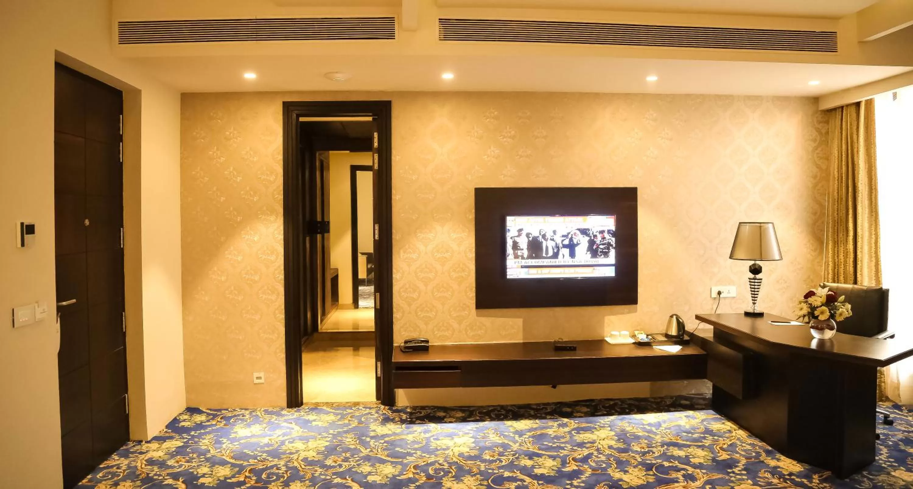 Photo of the whole room, Bed in The Vivaan Hotel & Resorts Karnal