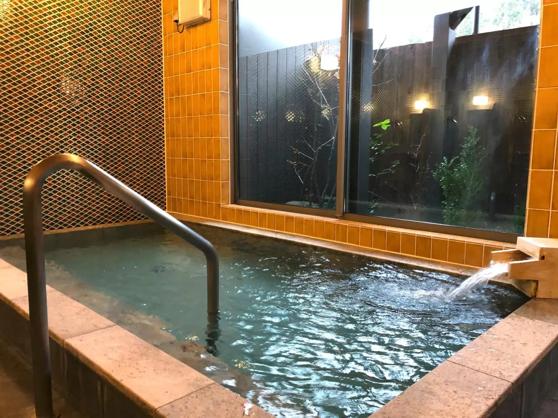 Hot Spring Bath, Swimming Pool in TABINO HOTEL Hida Takayama
