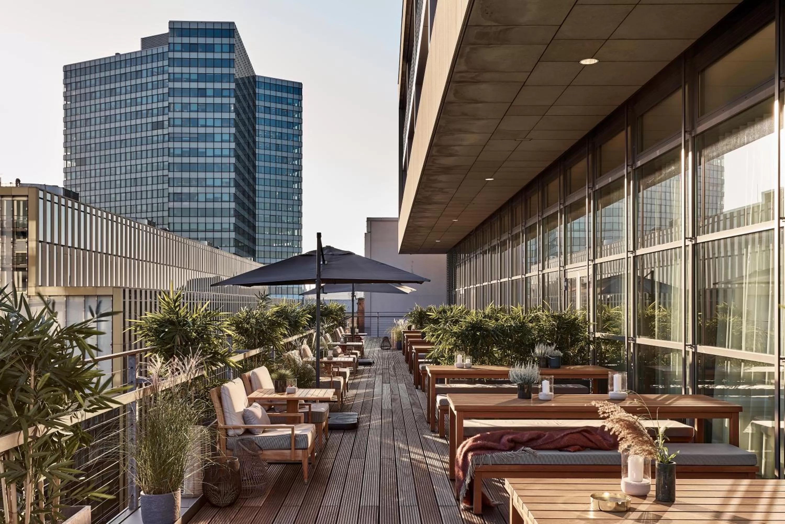 Balcony/Terrace in SIDE, Hamburg, a Member of Design Hotels