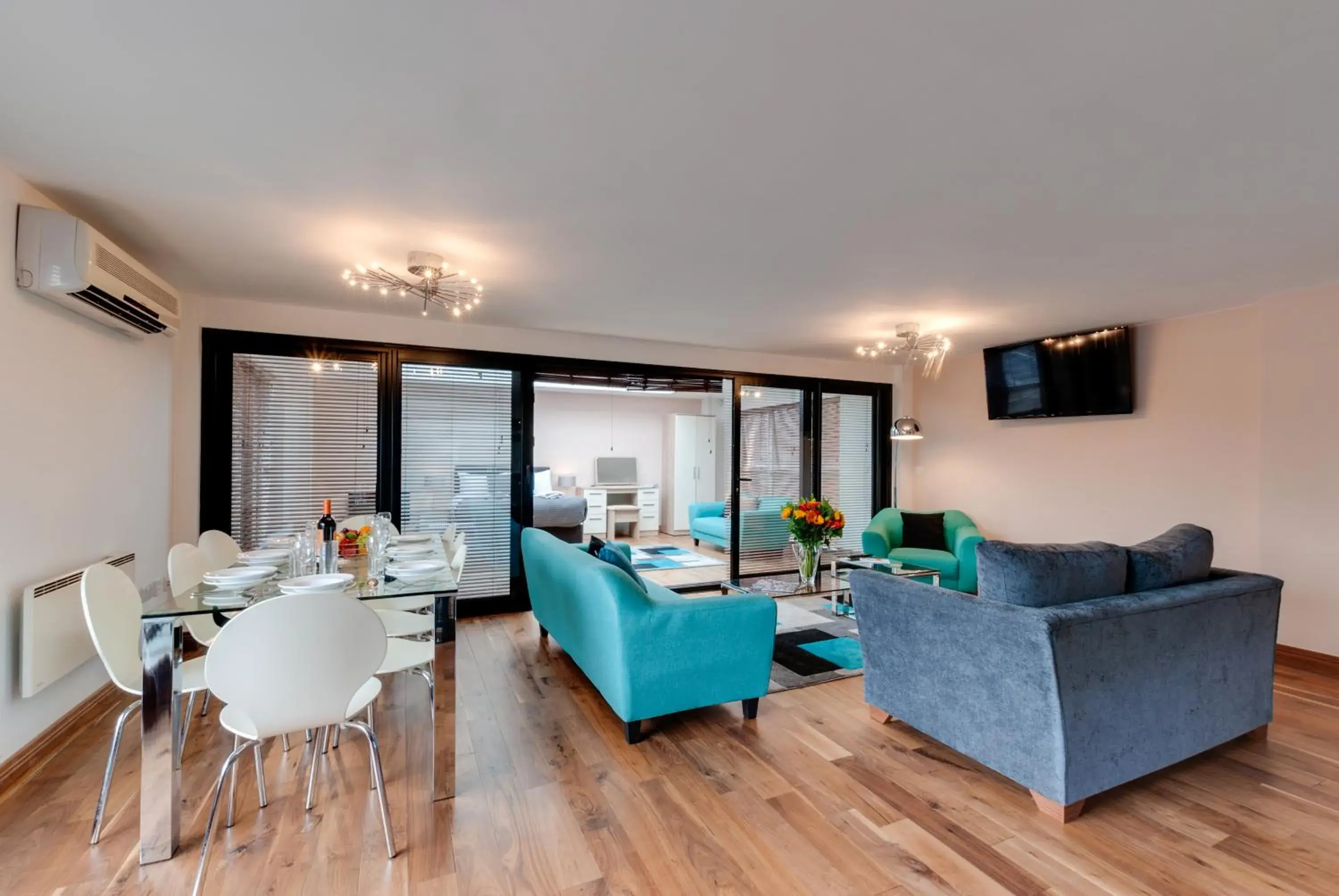 Living room, Seating Area in Base Serviced Apartments - Duke Street