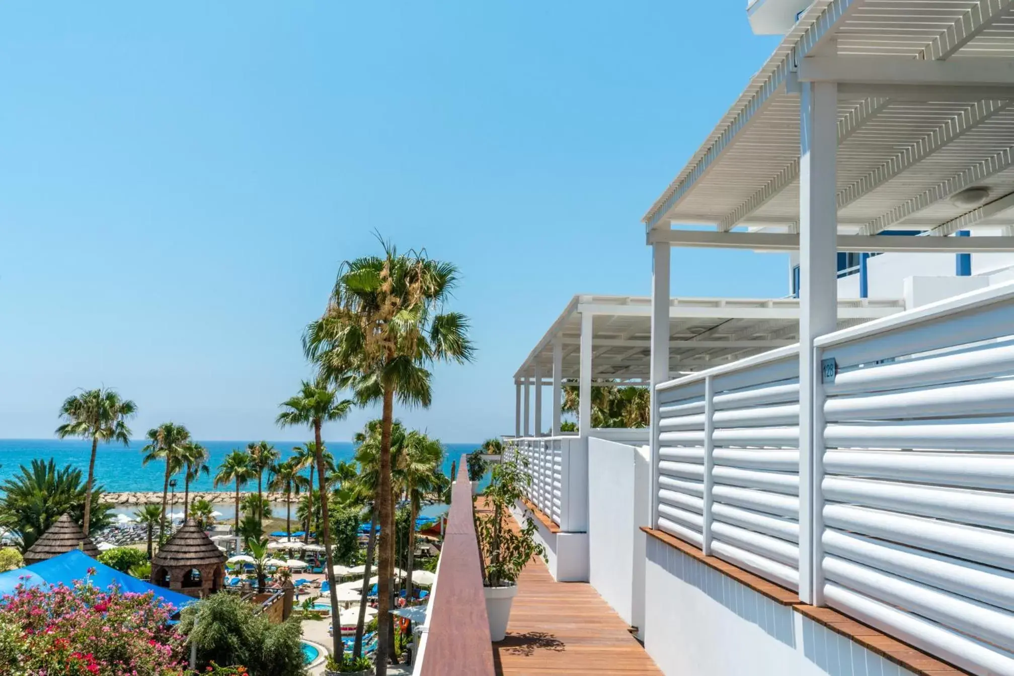 Garden view in Lordos Beach Hotel & Spa