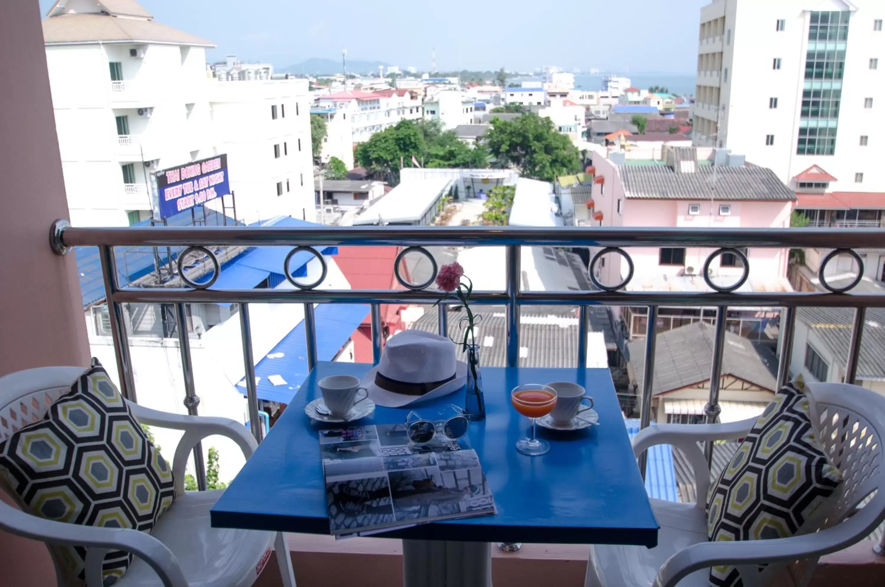 Balcony/Terrace in Thipurai City Hotel