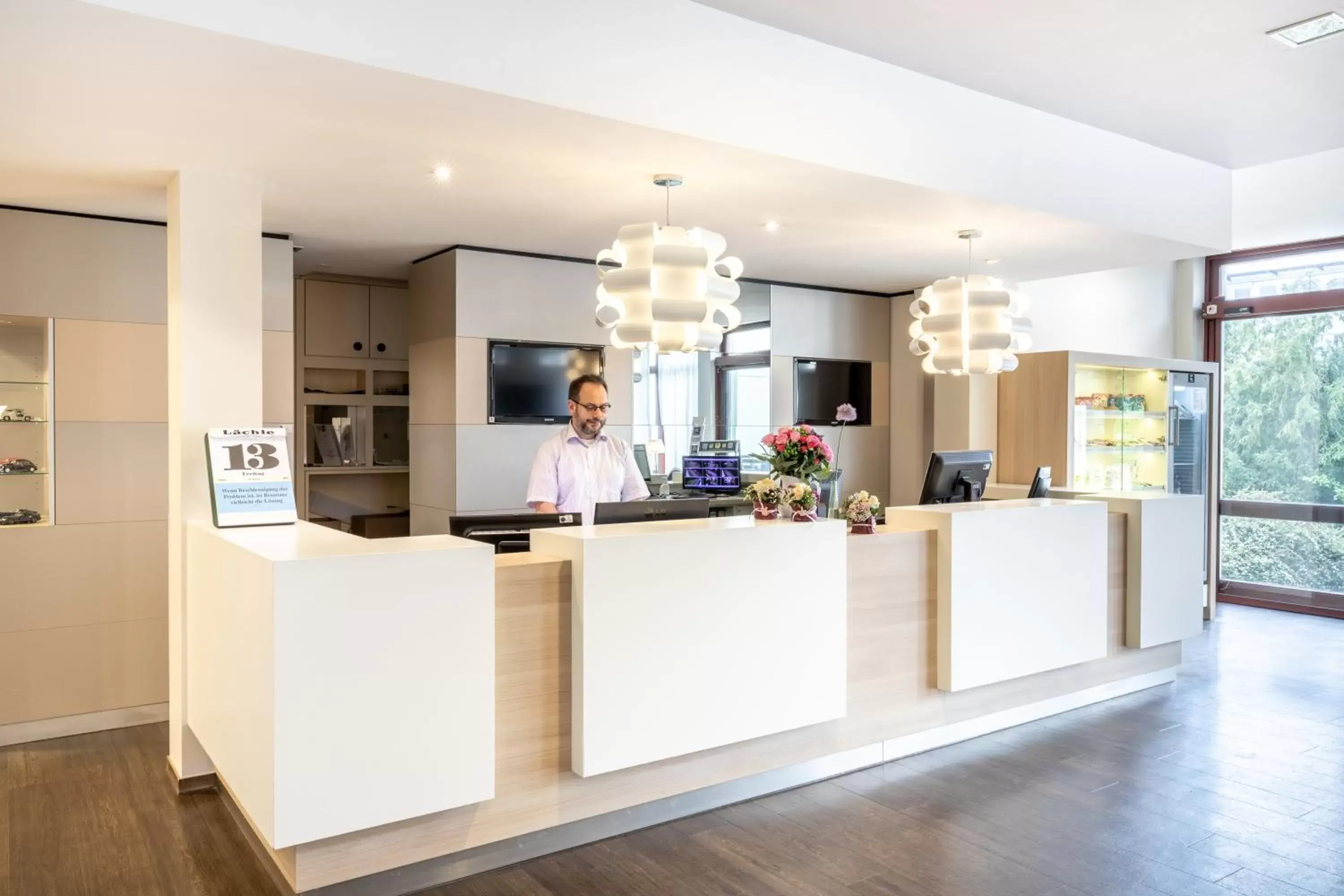 Lobby or reception in Select Hotel Osnabrück Lobby or reception in Select Hotel Osnabrück