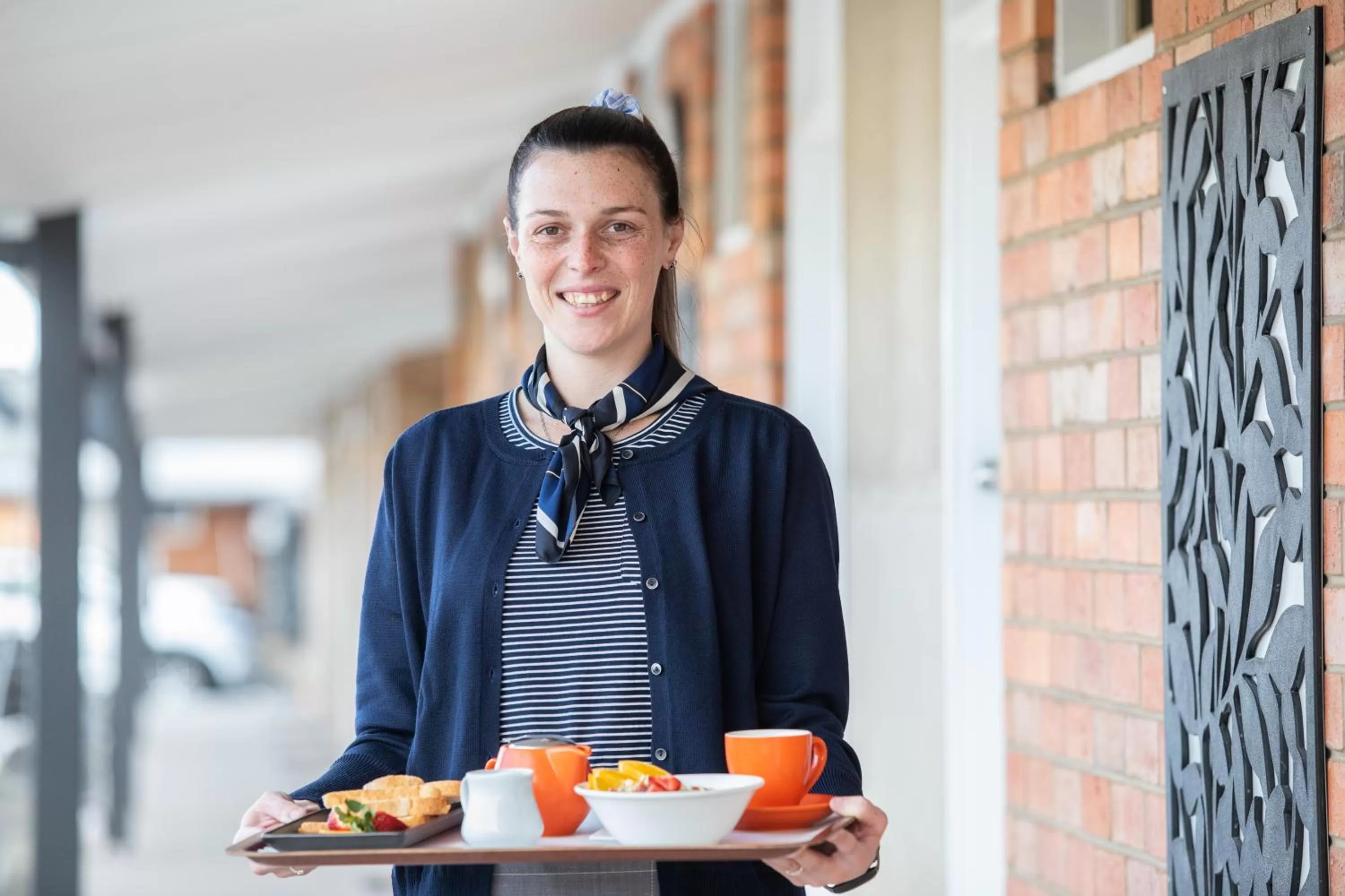 Staff in New England Motor Lodge